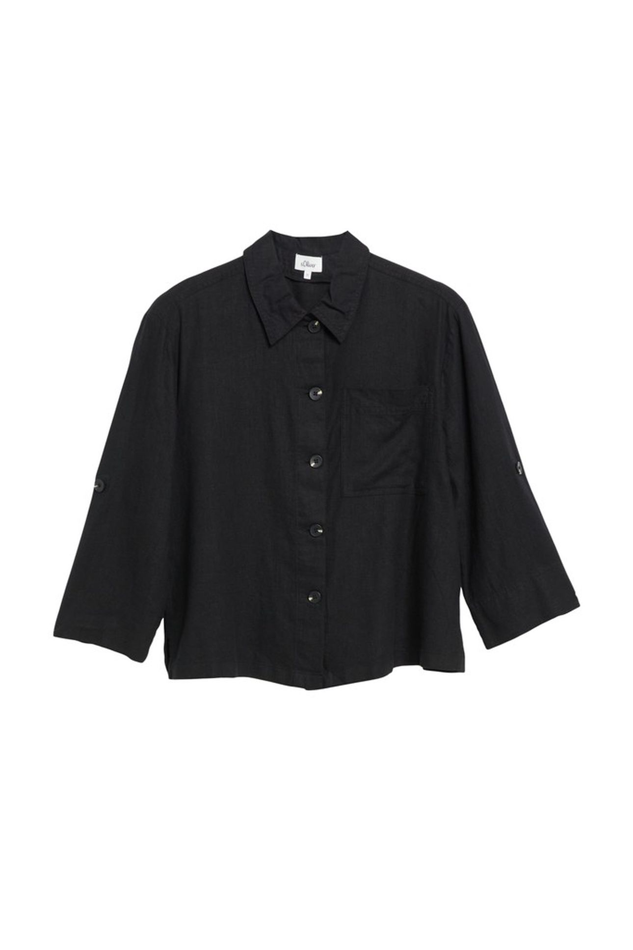 S.OLIVER BLOUSES BLACK 4
