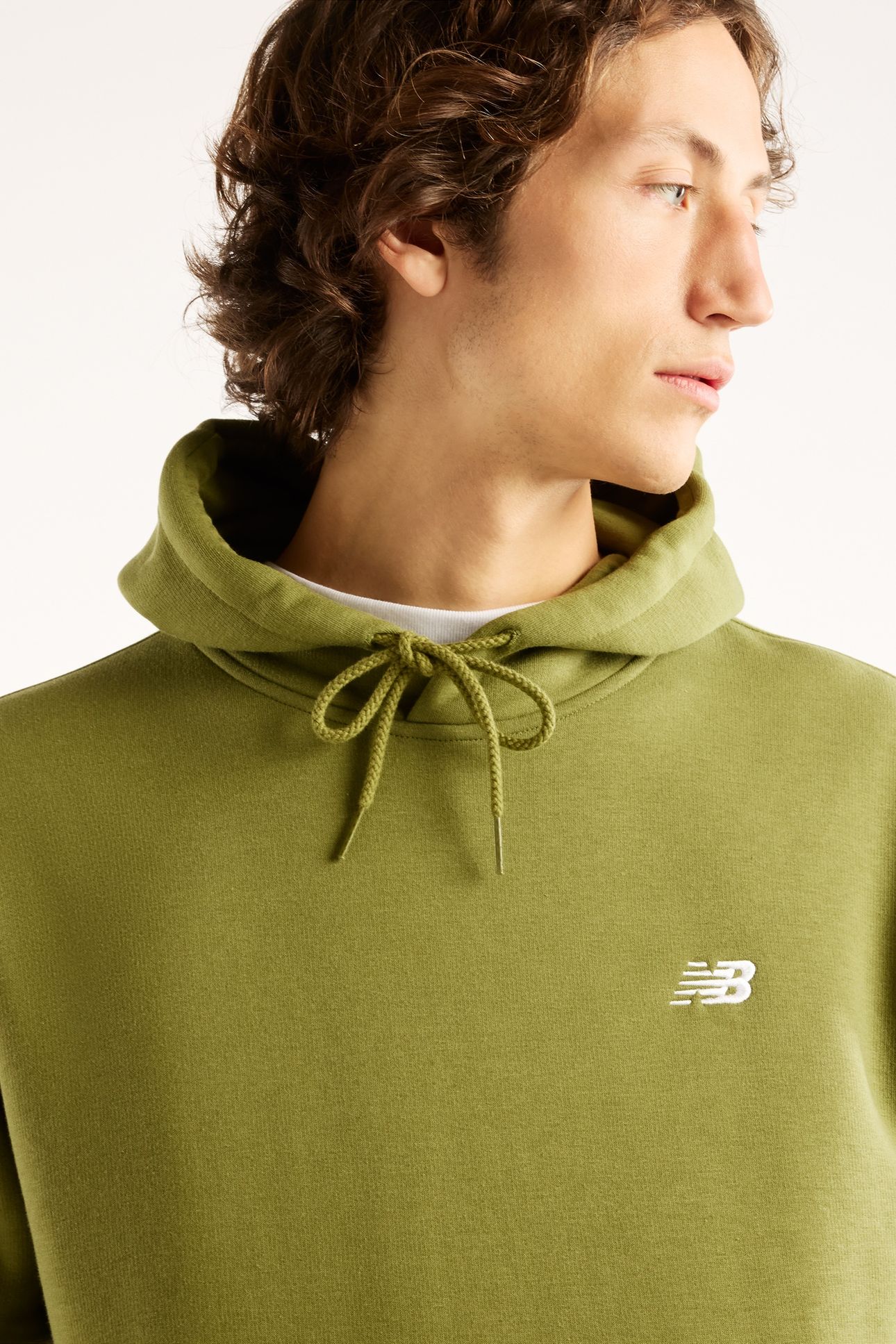 SPORT ESSENTIALS FLEECE HOODIE SPORT GREEN 3