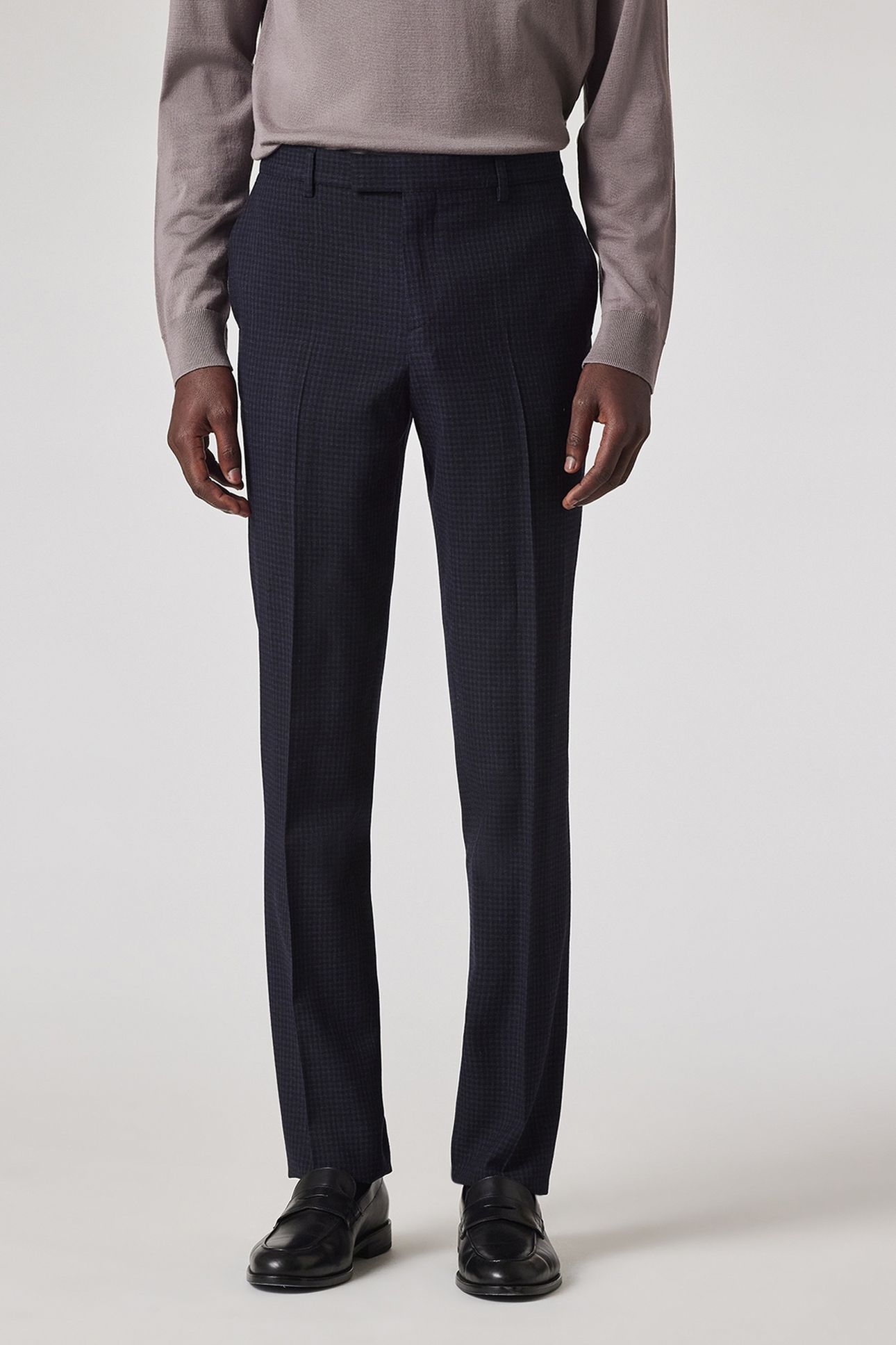 MENS SLIM FIT TROUSER VERY DARK NAVY 1