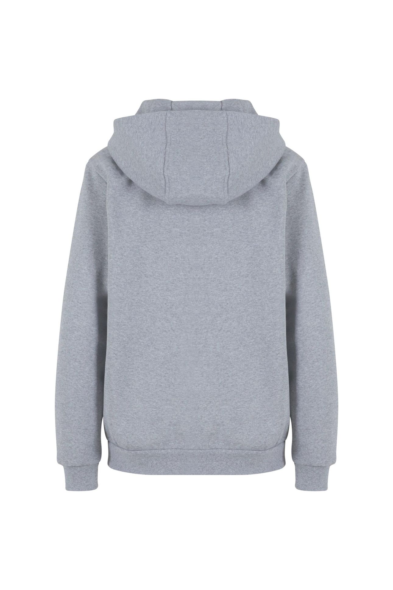 LADIES LOOSE BRUSHED FLEECE HOODY MELANGE 4
