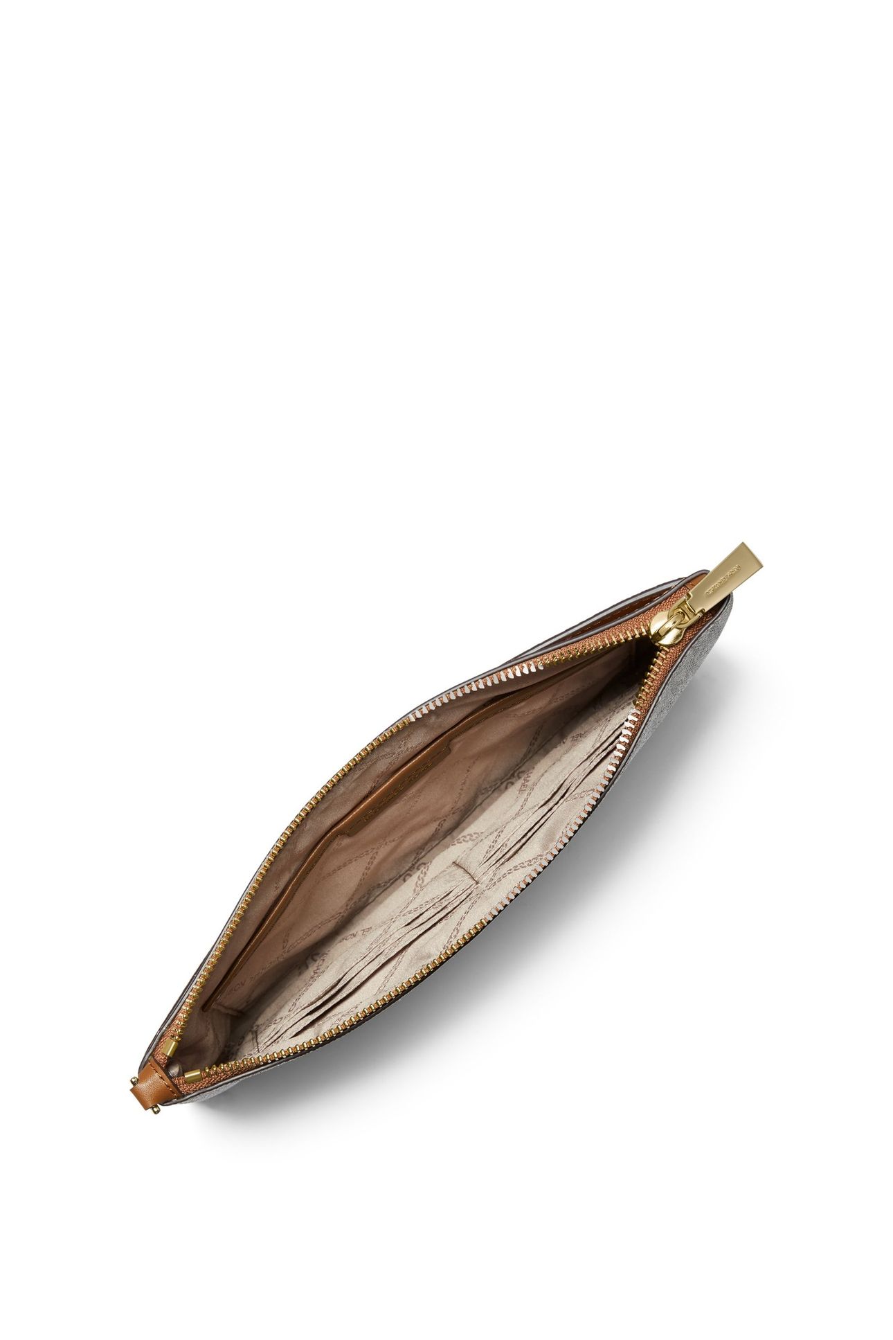 LARGE TOP ZIP WRISTLET VANILLA/ACORN 3