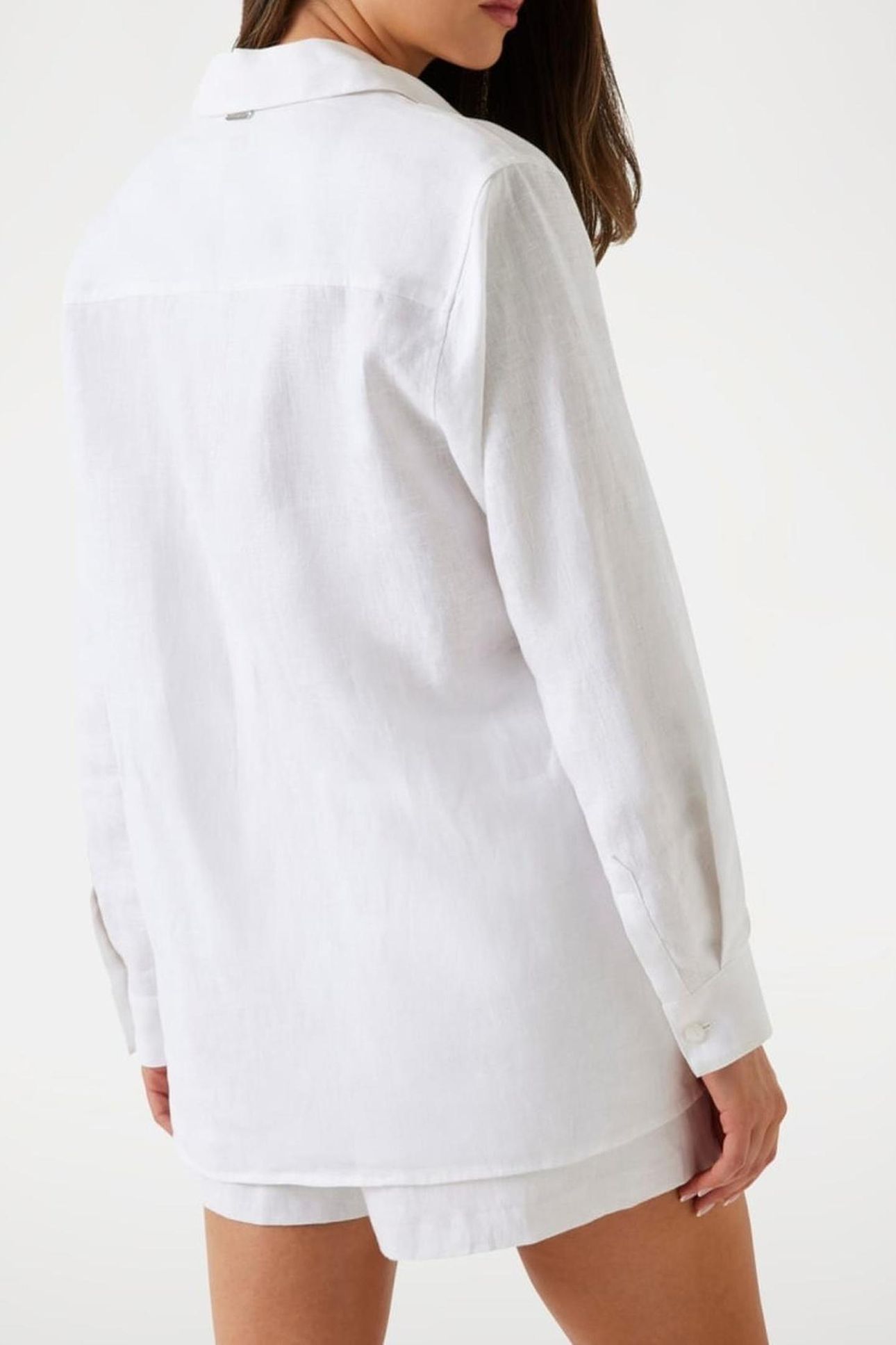 LS GEN LINEN SHIRT PURE WHITE 6