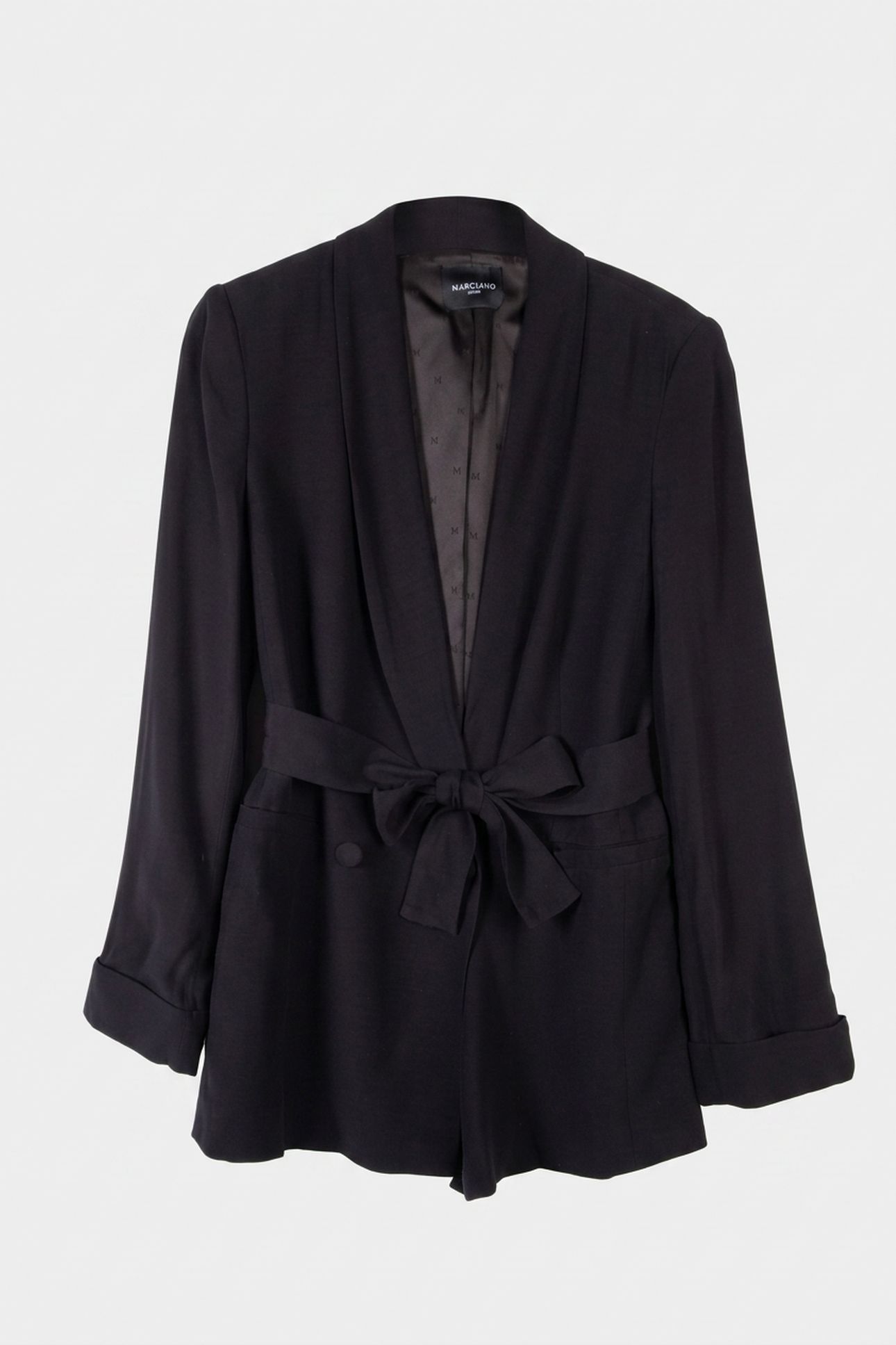 AMY BELTED BLAZER JET BLACK A996 3