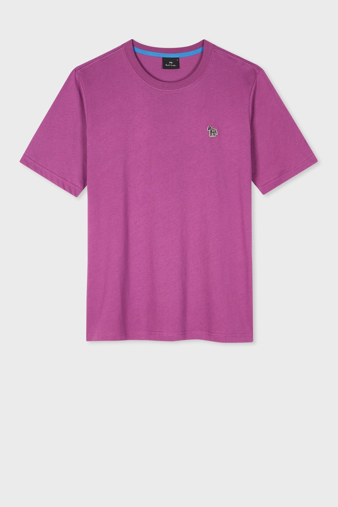MENS REG FIT SS TSHIRT ZEBRA PURPLE 4