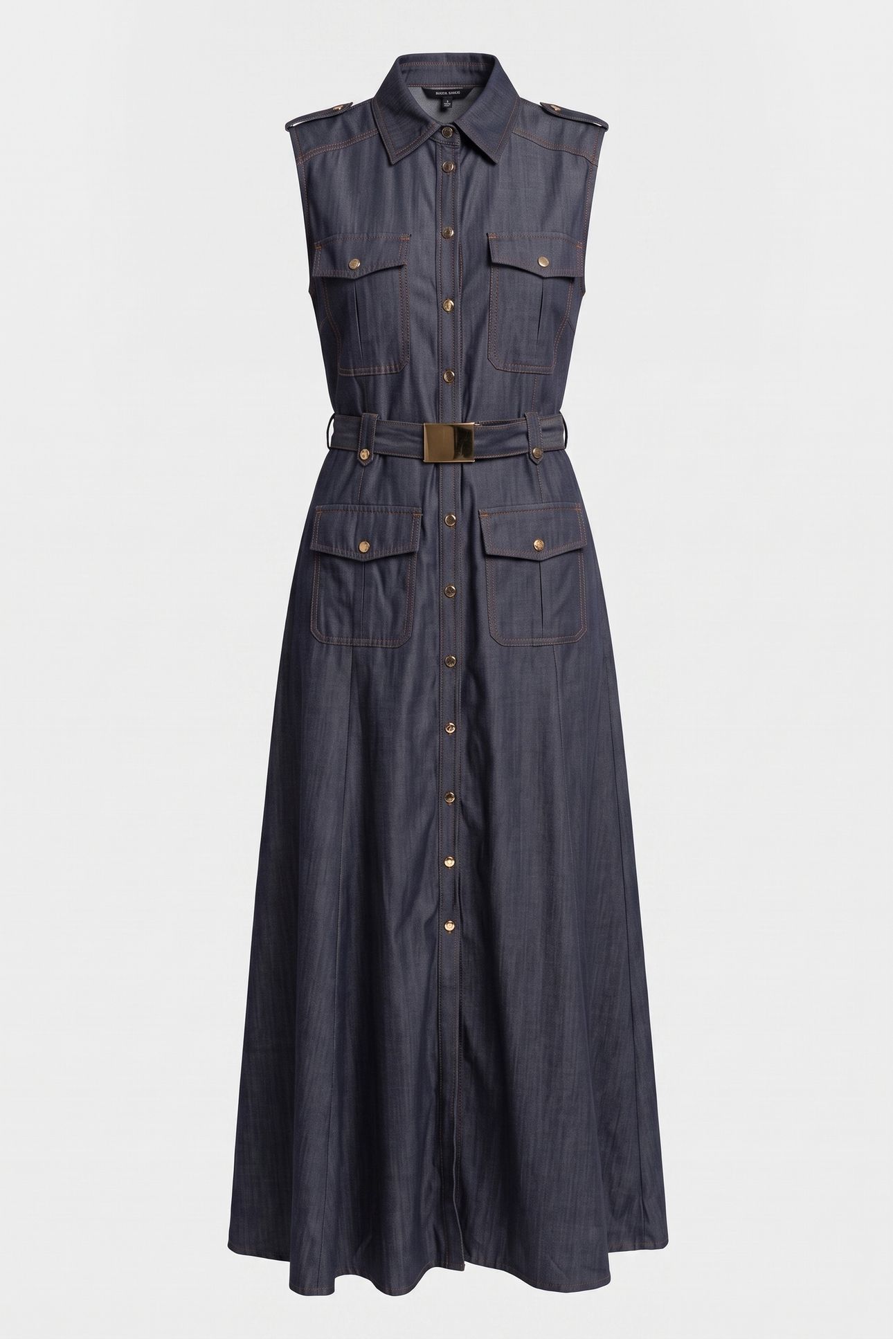 CARLA LONG SL DRESS DARK BLUE 4