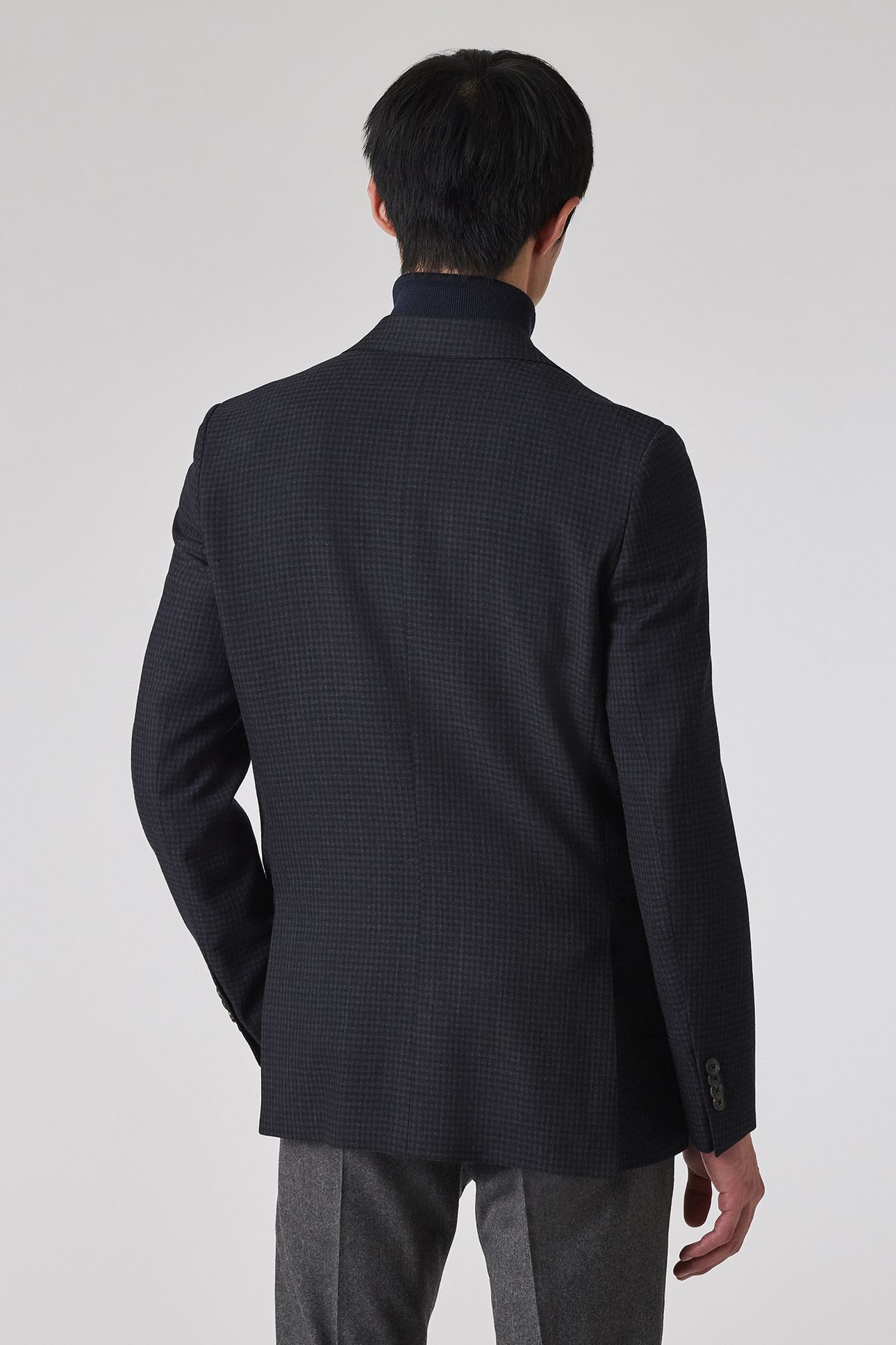 MENS TAILORED FIT 2 BUTTON JACKET VERY DARK NAVY 5