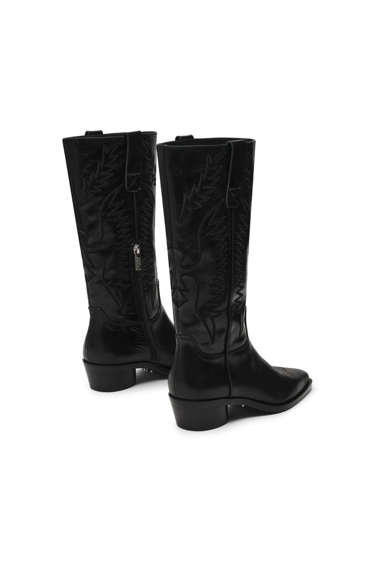 TREVI BOOTS BLACK LEATHER 2