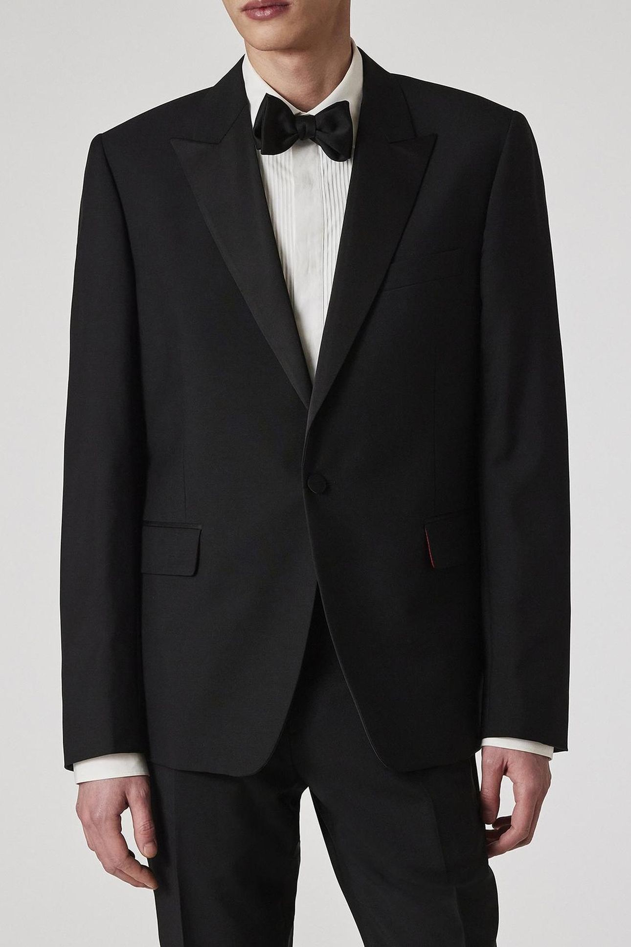 MENS EVENING 1BTN JACKET BLACK 1