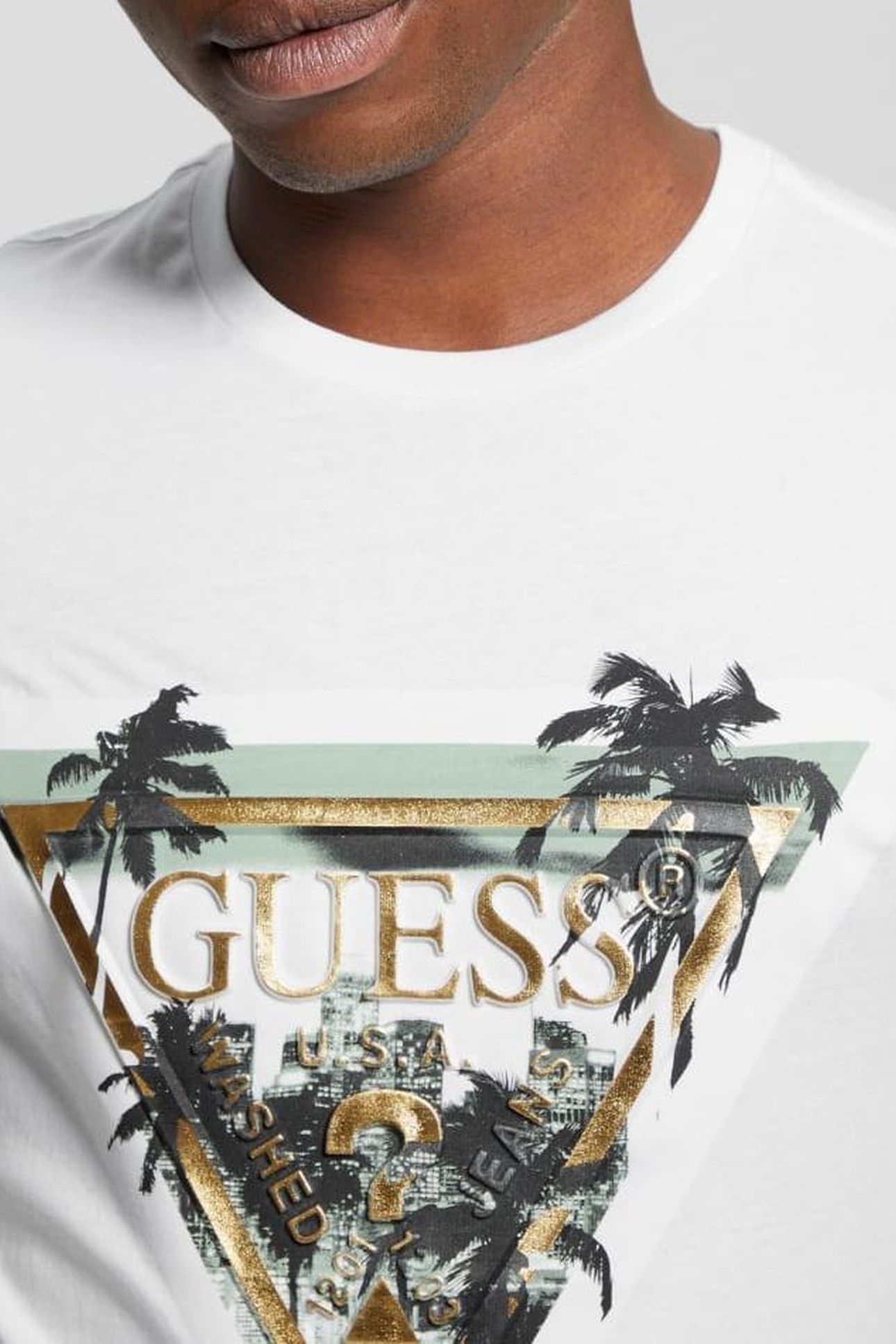 SS BSC GUESS EMBOSSE PURE WHITE 6