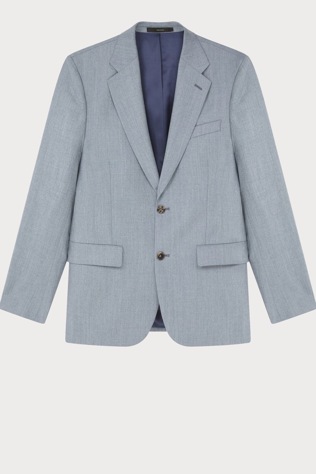 MENS TAILORED FIT 2 BUTTON JACKET LIGHT BLUE 1