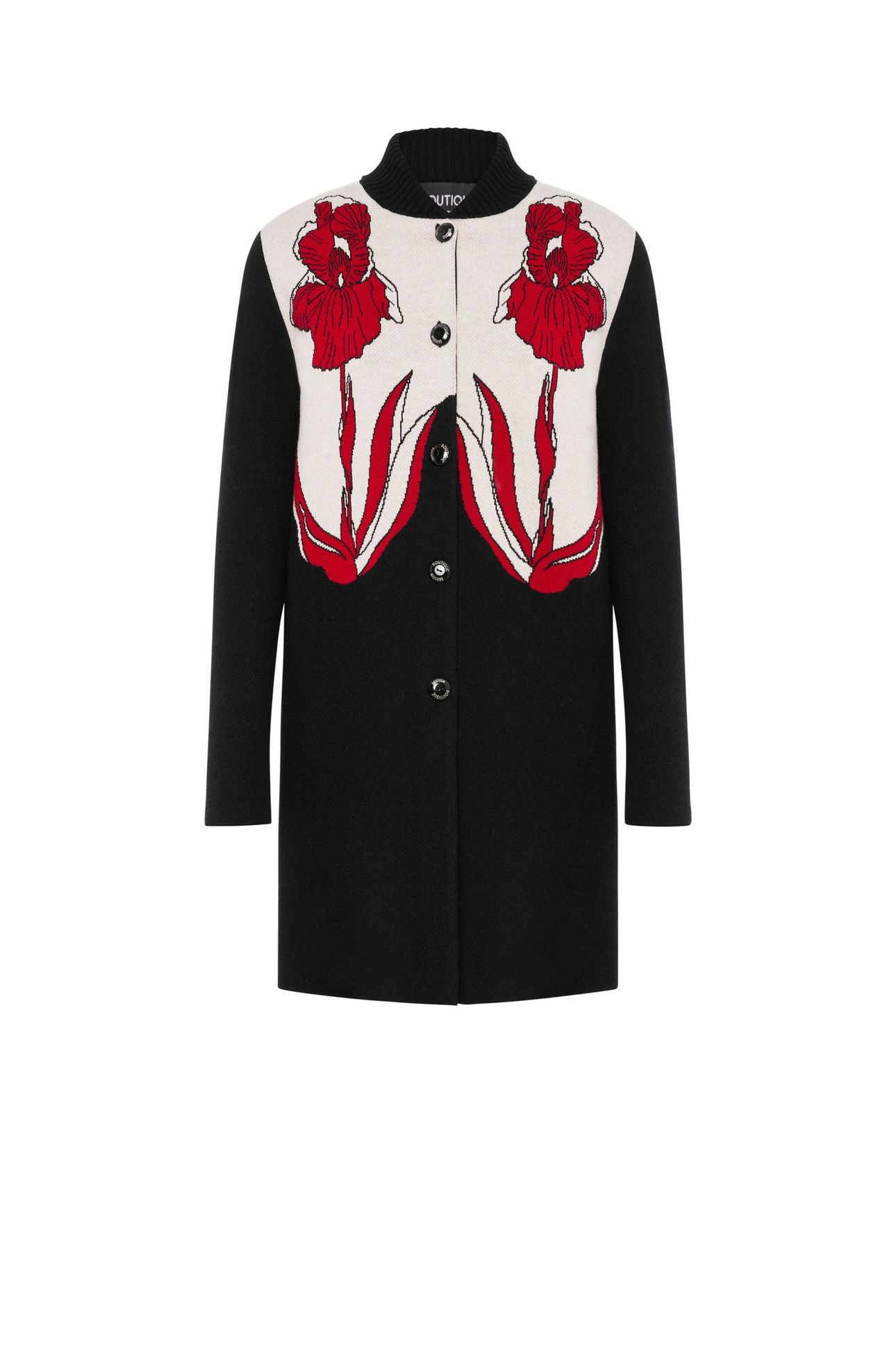IRIS PURE WOOL COAT BLACK 3