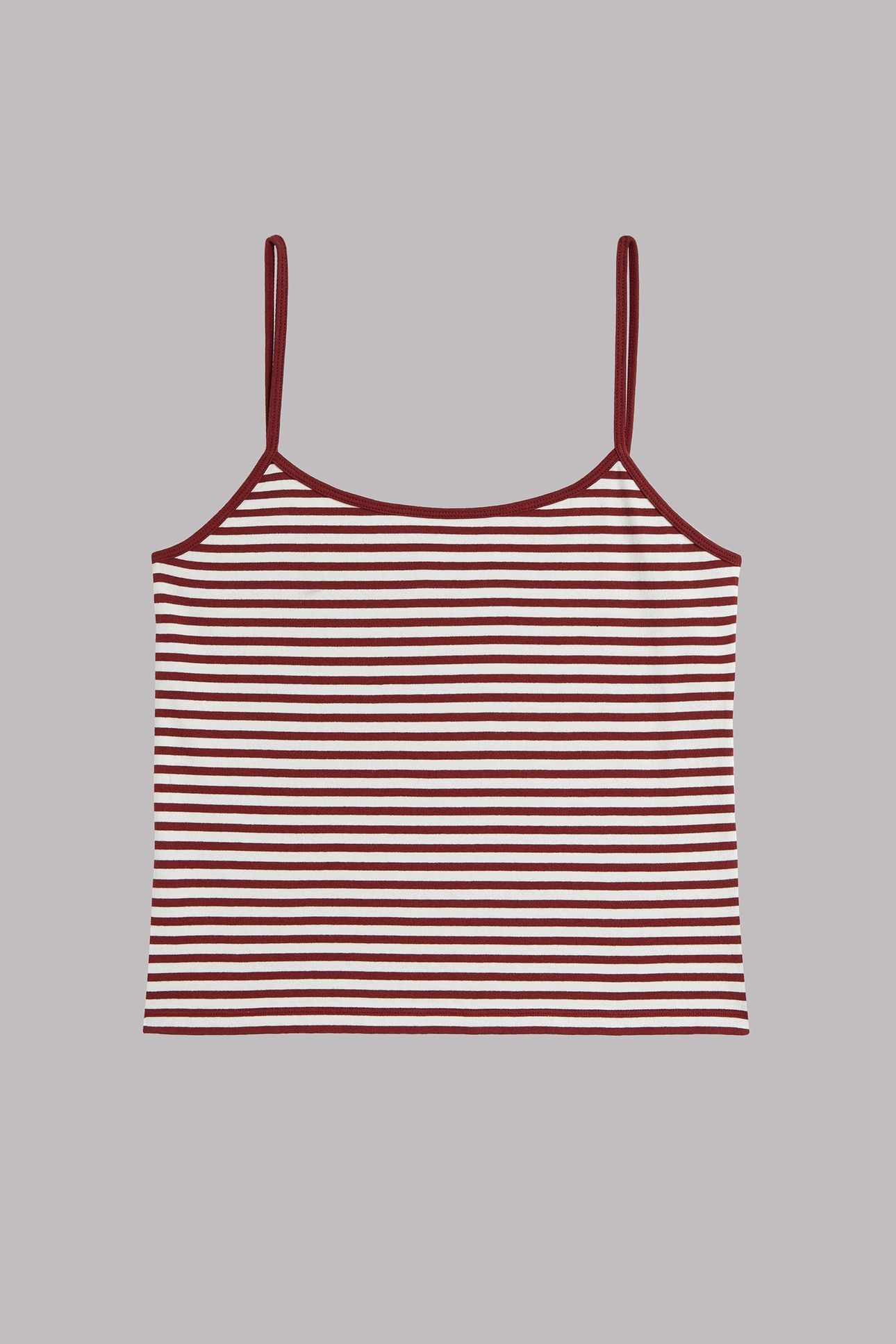 THE RUSSET STRIPED TANK TOP RED 3