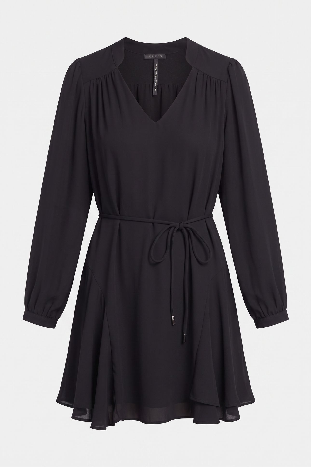 LS WANDA FLARE DRESS JET BLACK A996 3