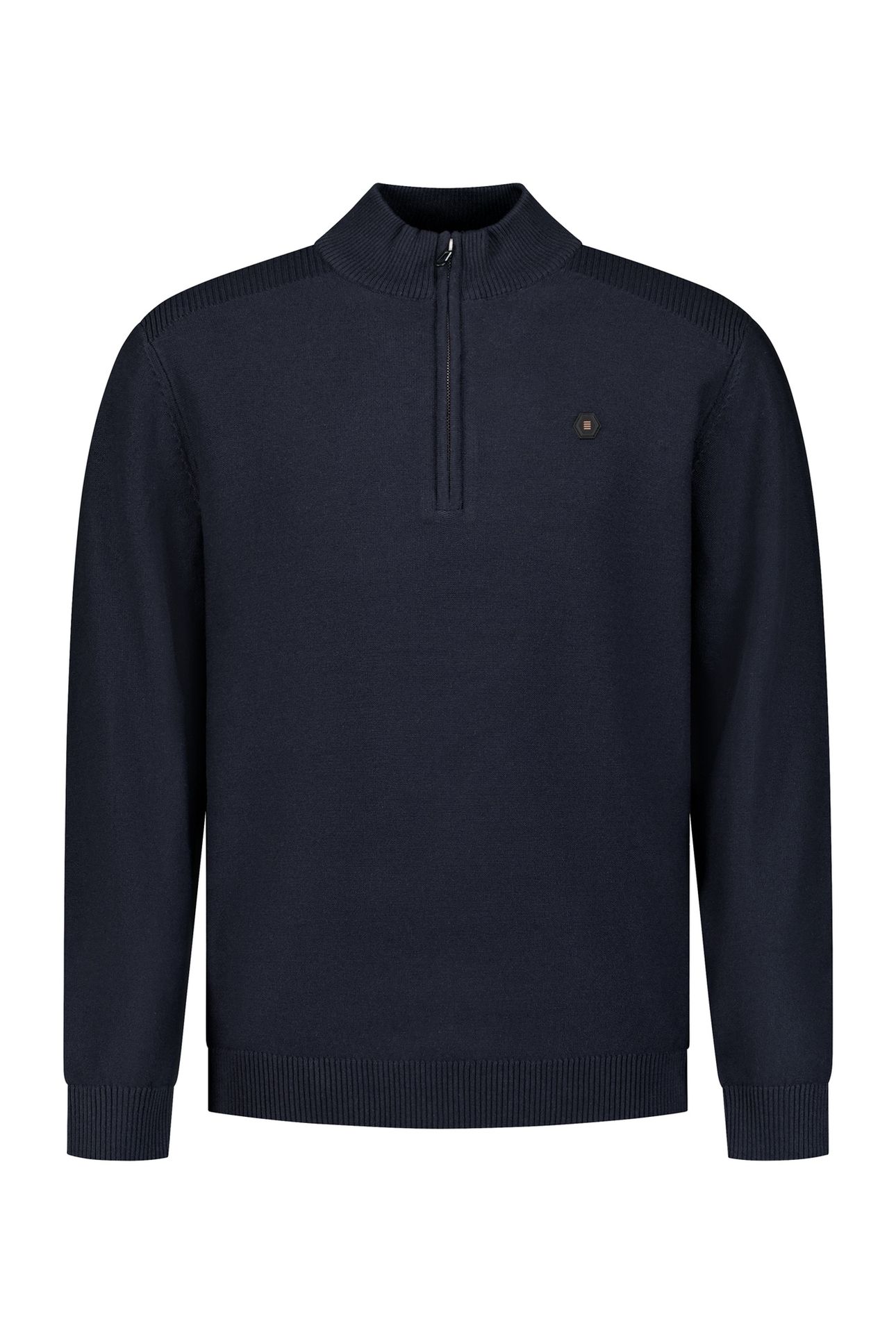 PULLOVER HALF ZIP SHOULDER DETAIL DARK NIGHT 2