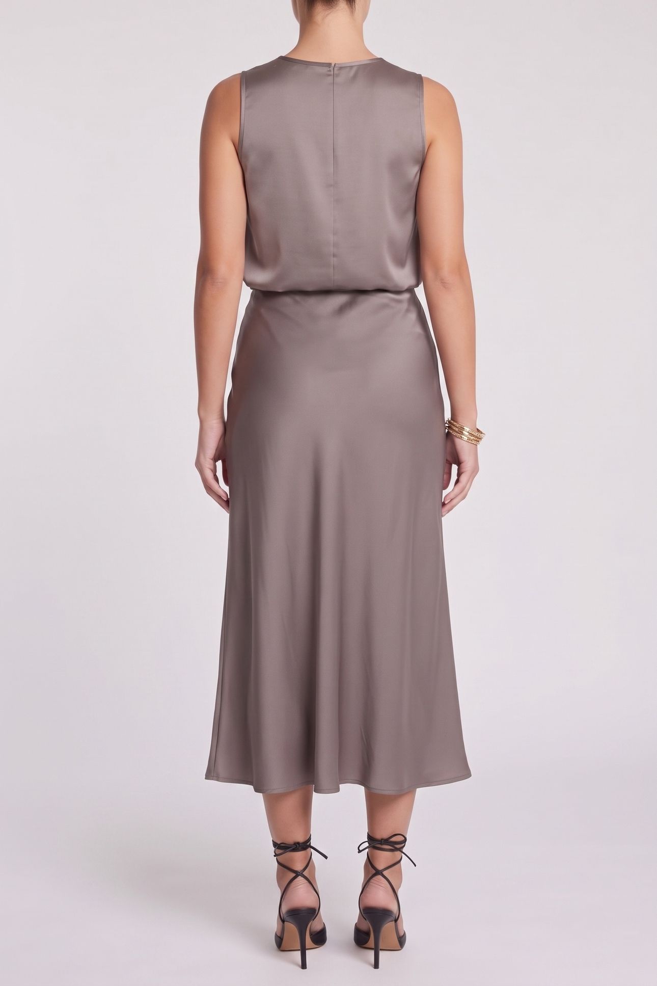 SIBILLA LONG SATIN S WASHED TAUPE 2