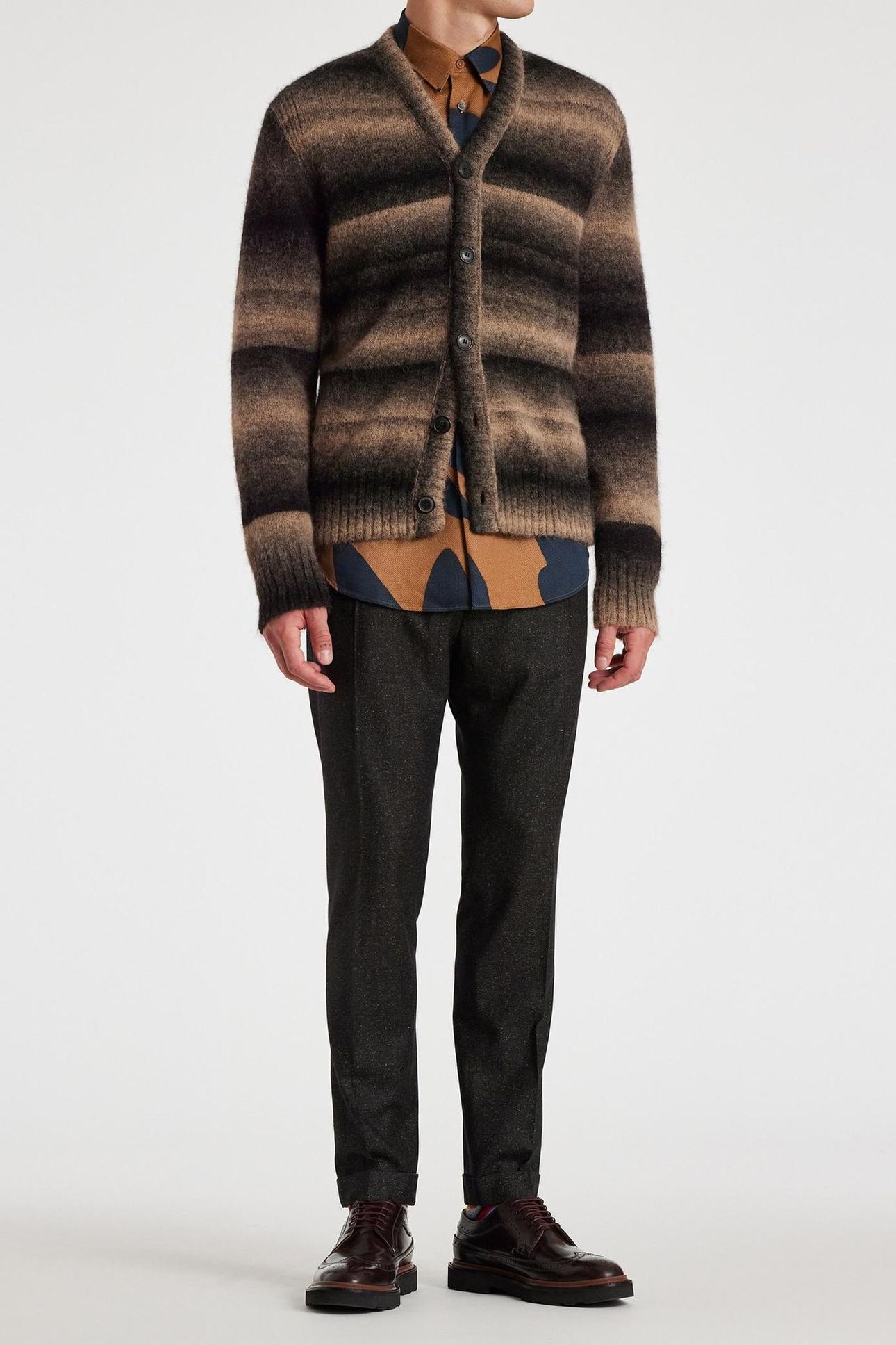 GENTS TROUSER DARK BROWN 3