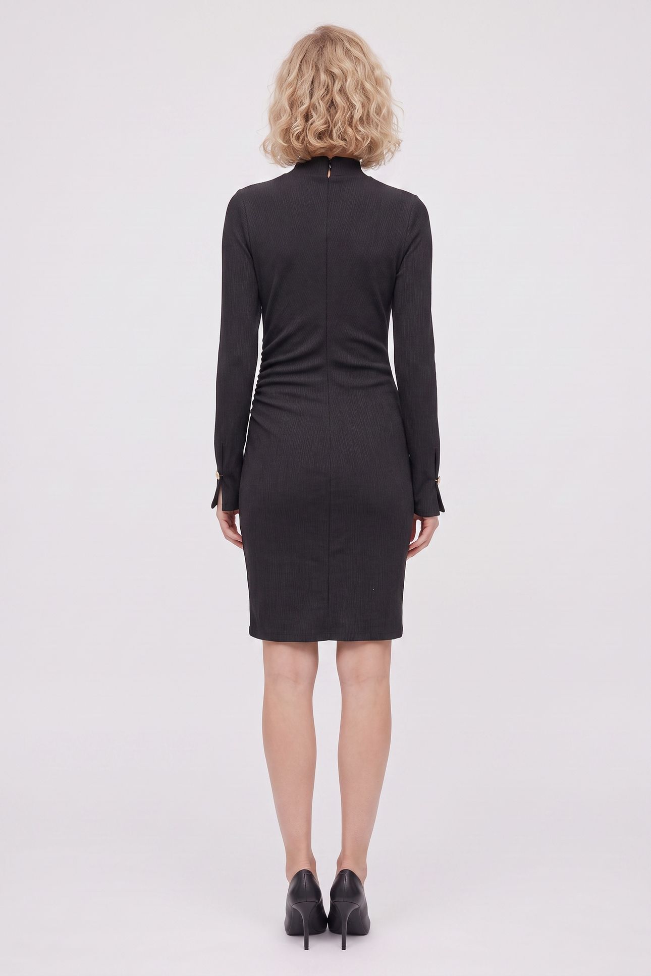 LS ALESSA DRESS JET BLACK A996 2