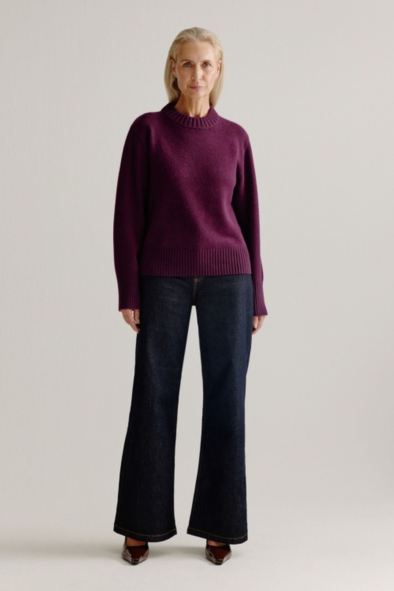 LENTE SWEATER BORDEAUX 1