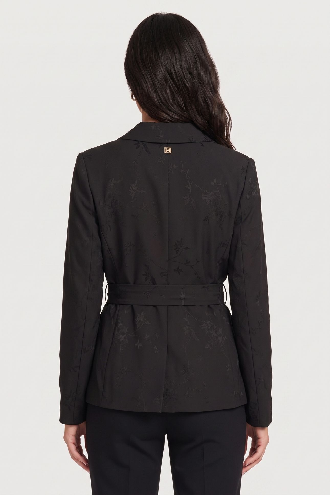 WHITNEY BELTED SUIT JET BLACK A996 2