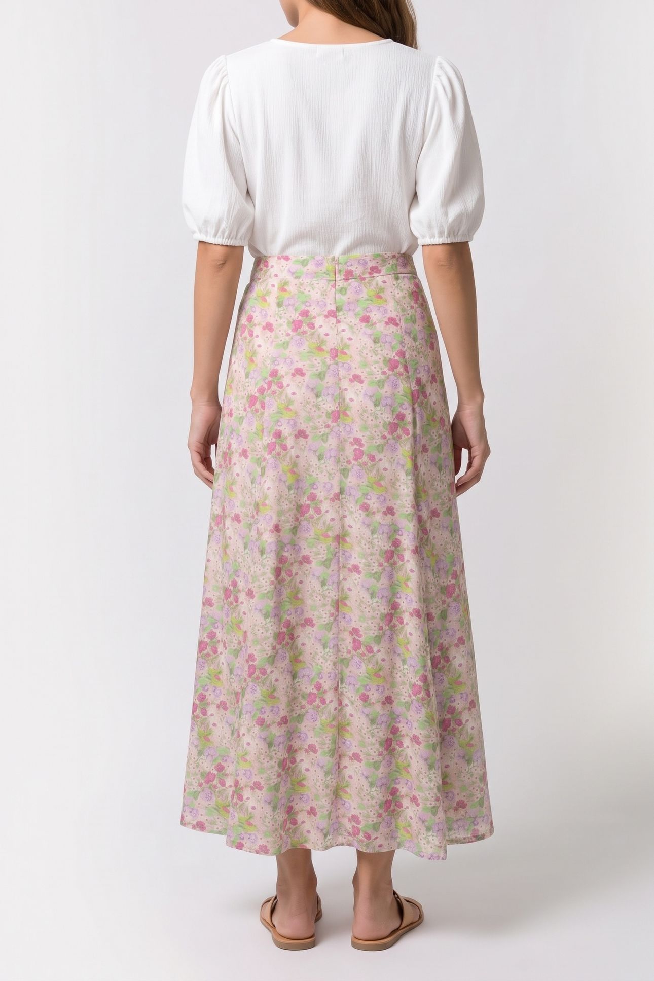PA PAQUITA PRINTED SKIRT PINK 2