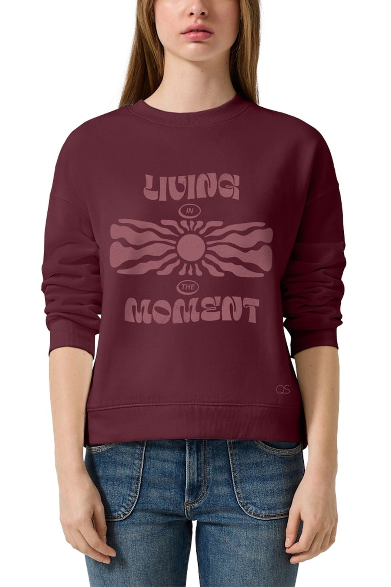 S.OLIVER-QS SWEATSHIRTS BURGUNDY 1