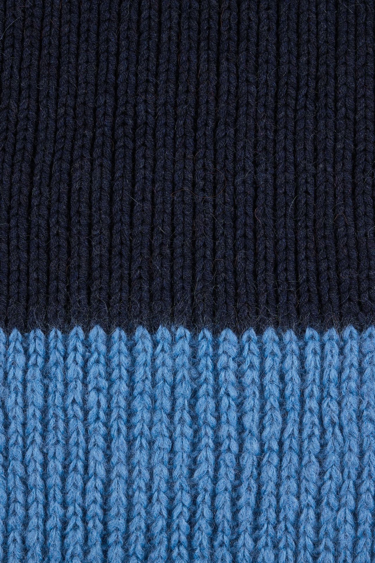 MEN SCARF MOHAIR NAVY 7