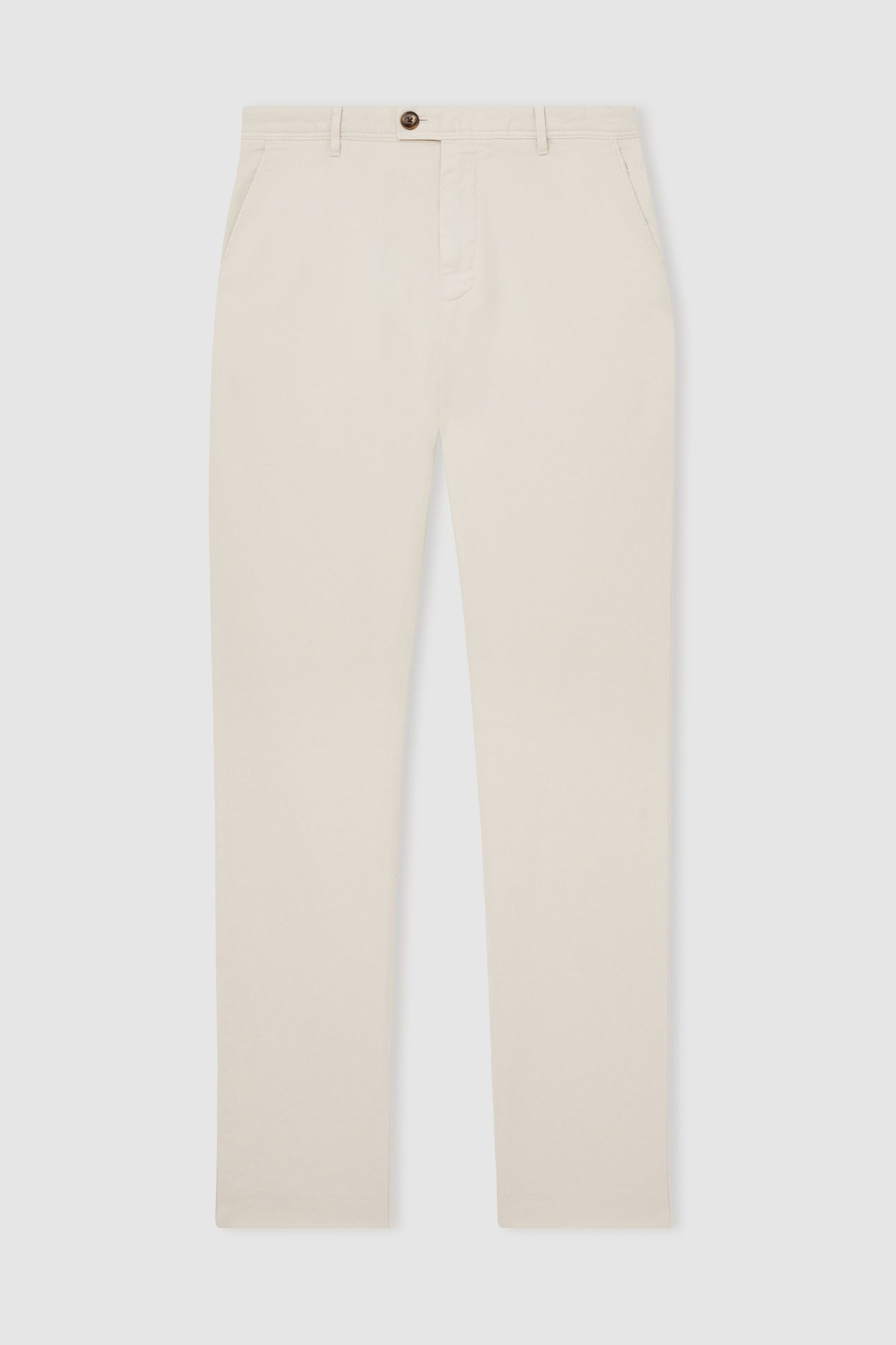 PIQUE CHINO TROUSER OFF WHITE 5