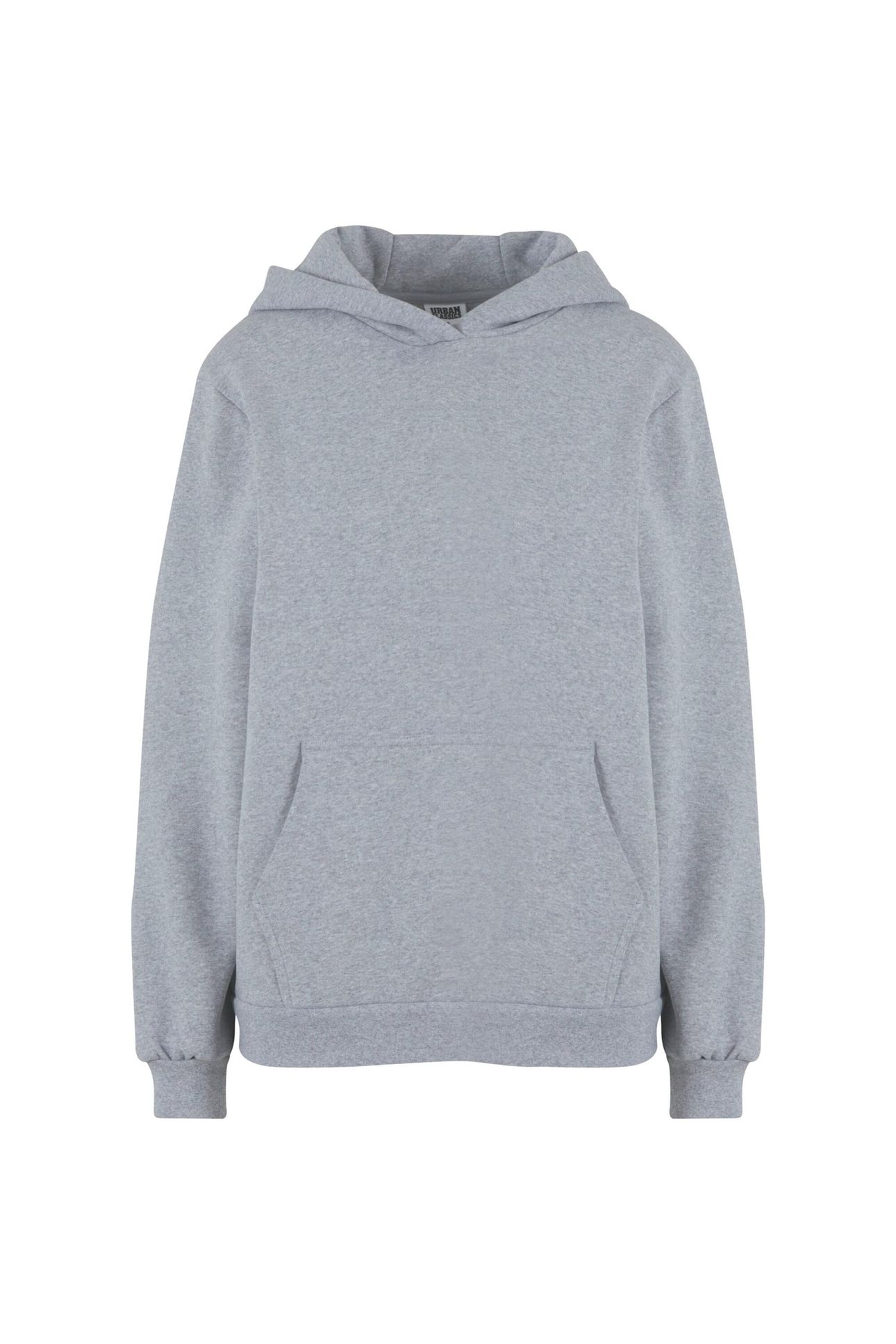 LADIES LOOSE BRUSHED FLEECE HOODY MELANGE 3