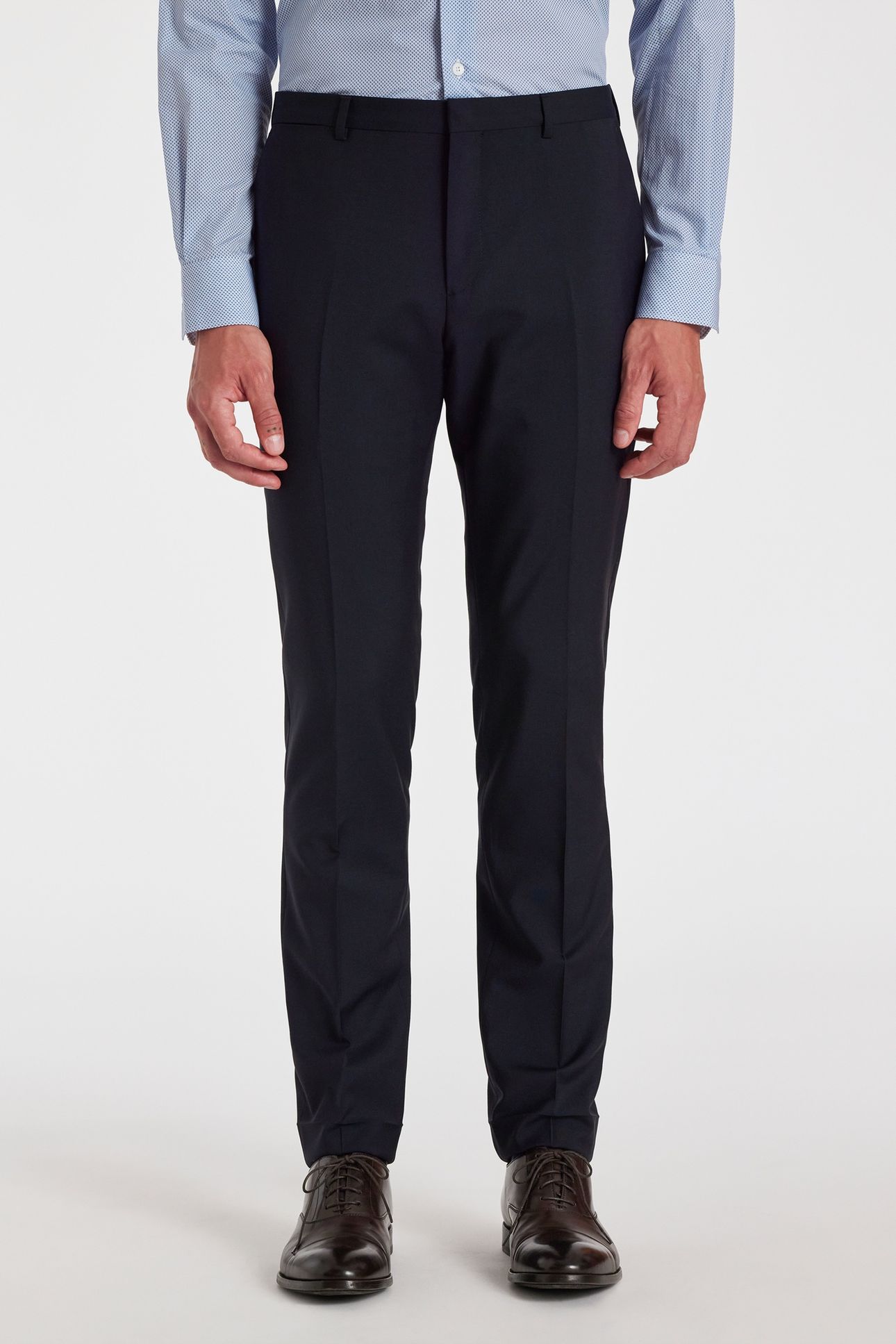 MENS SLIM FIT 2BTN SUIT VERY DARK NAVY 2