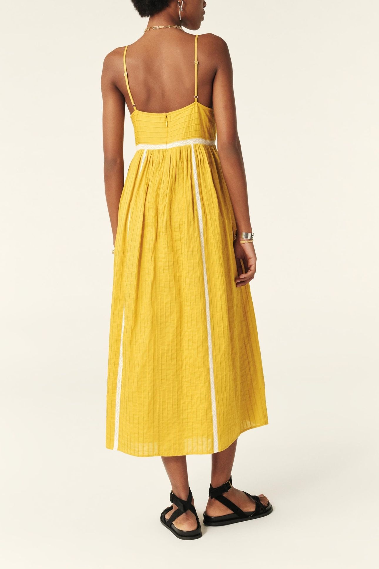 MID-LENGTH DRESS JAUNE 2