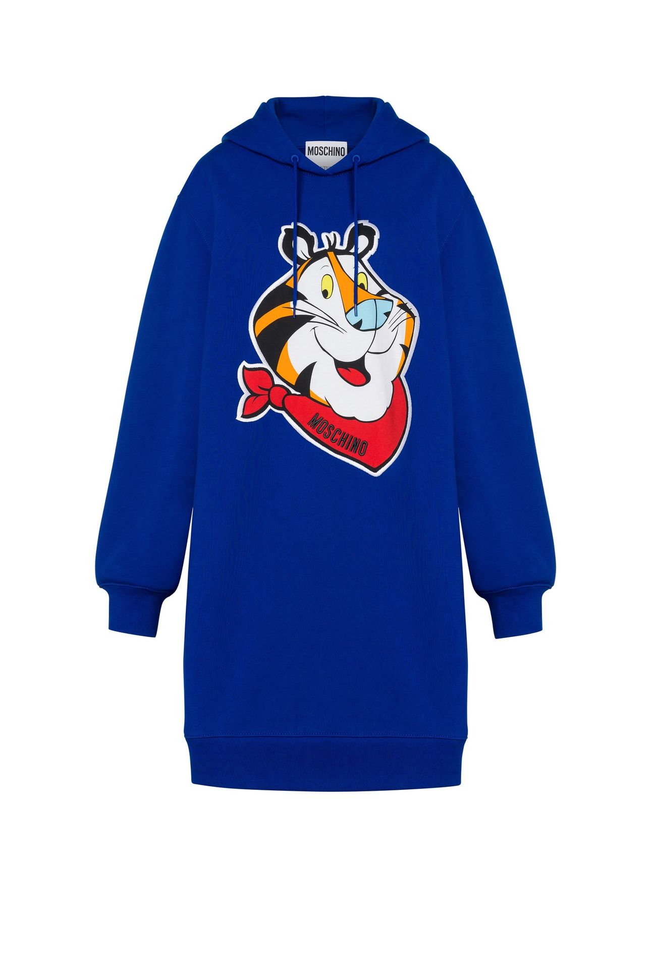 CHINESE NEW YEAR FLEECE DRESS BLUE 3