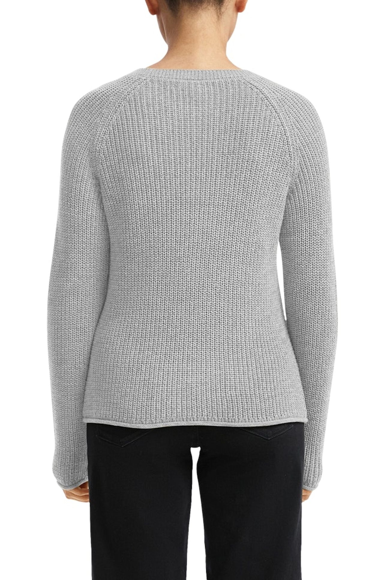 S.OLIVER-QS PULLOVER GREY/BLACK 2