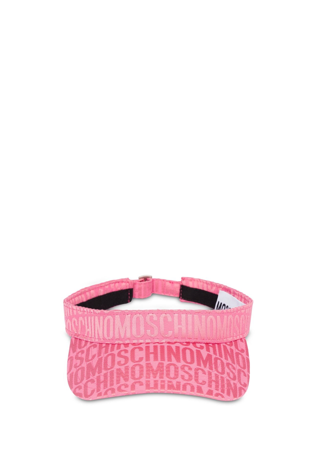 ALLOVER LOGO NYLON VISOR PINK 3