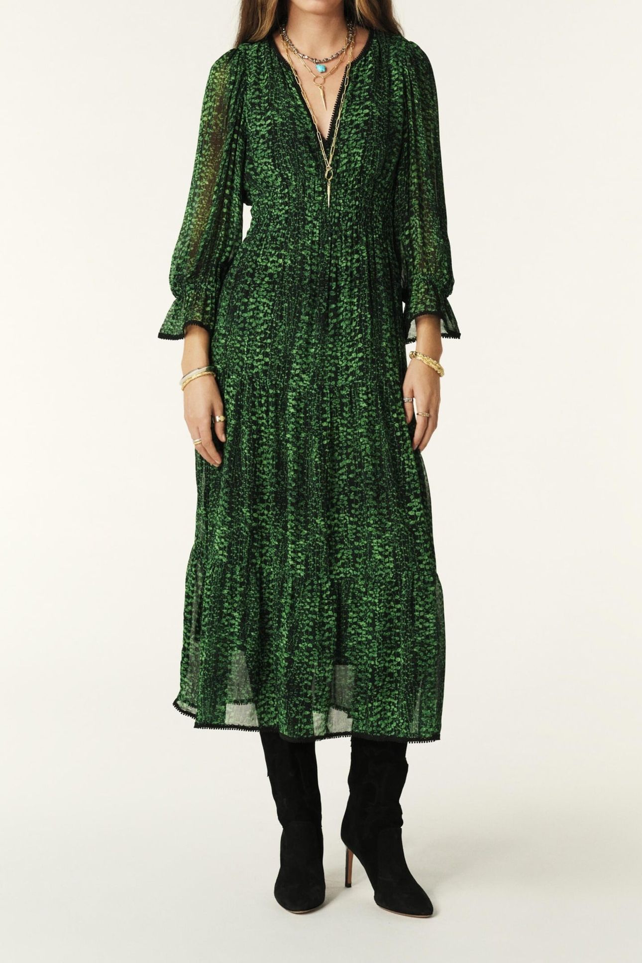 MID-LENGTH DRESS VERT 1