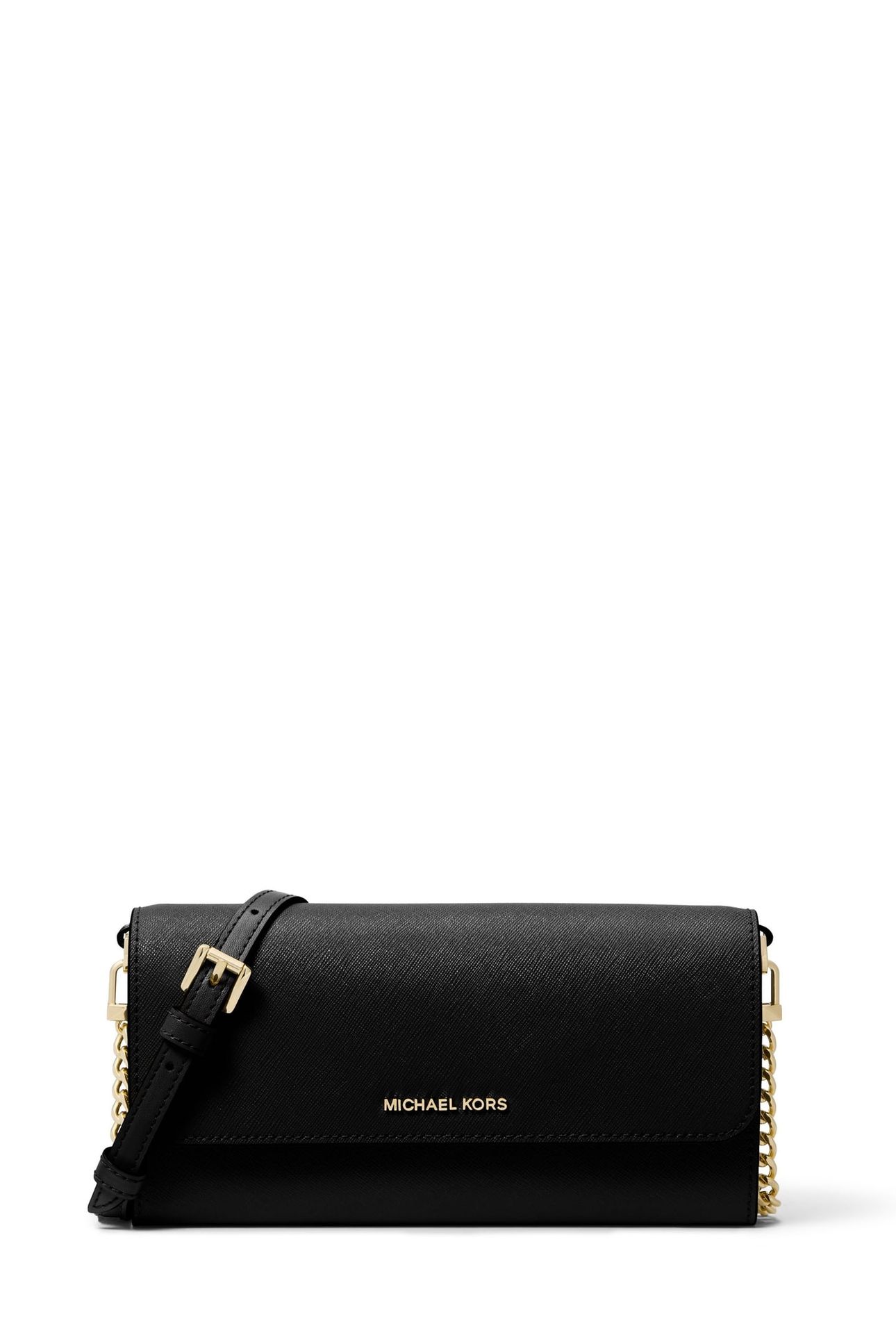 LARGE WALLET ON CHAIN CROSSBODY BLACK 1