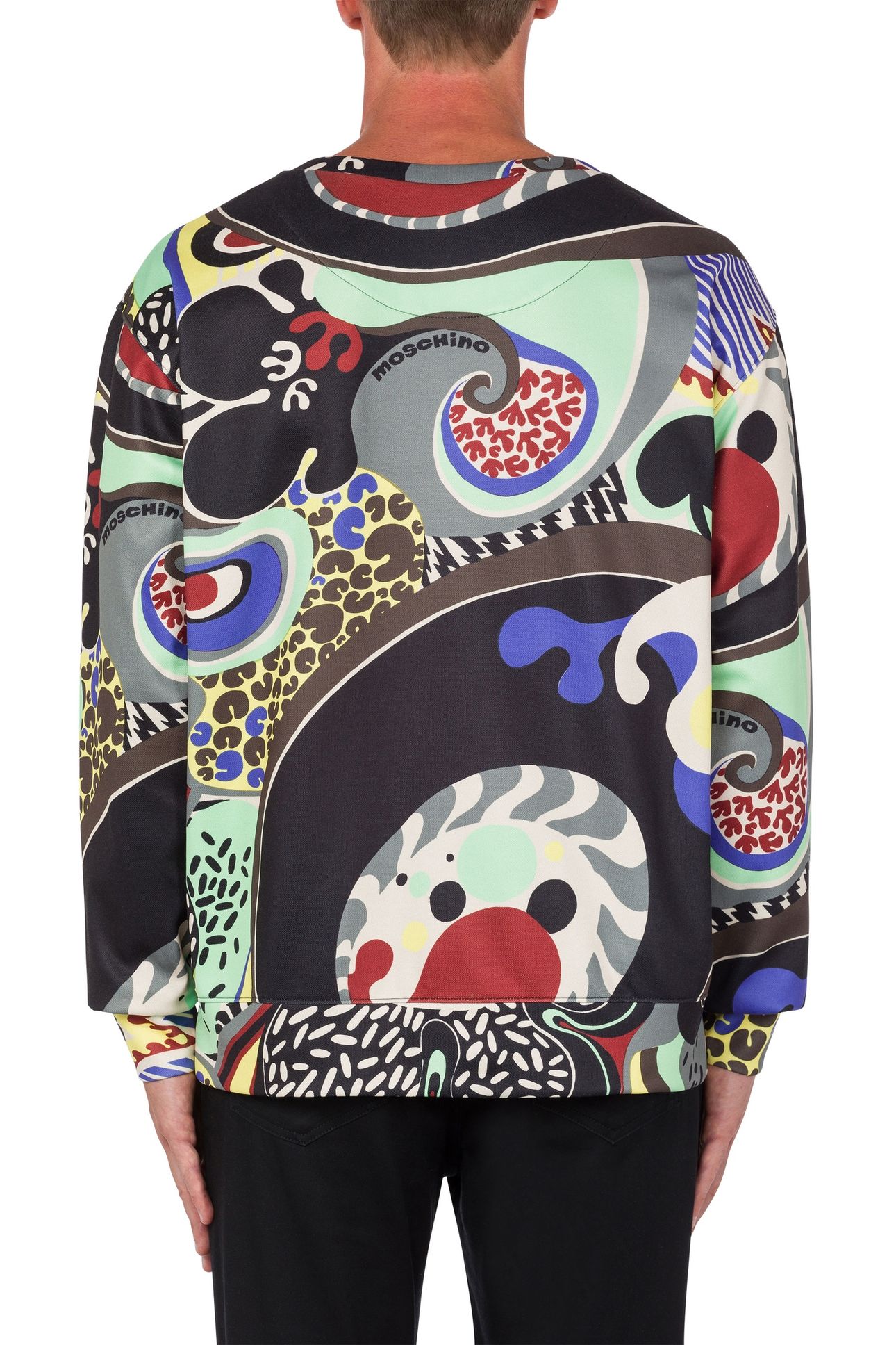 PSYCHEDELIC PRINT TECHNICAL SWEATSHIRT MULTICOLOR 2
