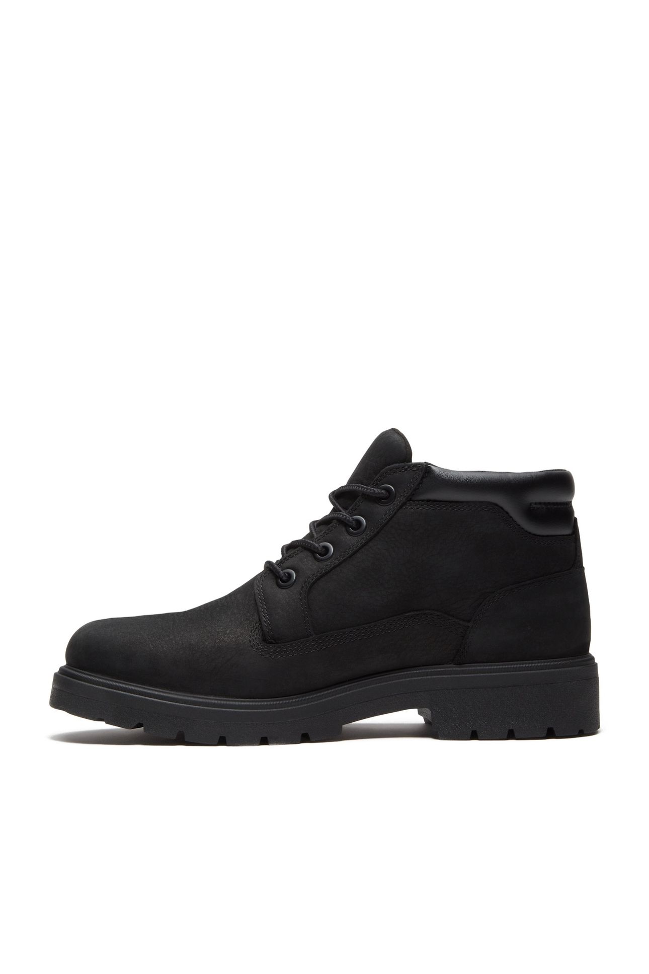 MID LACE UP WATERPROOF CHUKKA BOOT BLACK NUBUCK 8