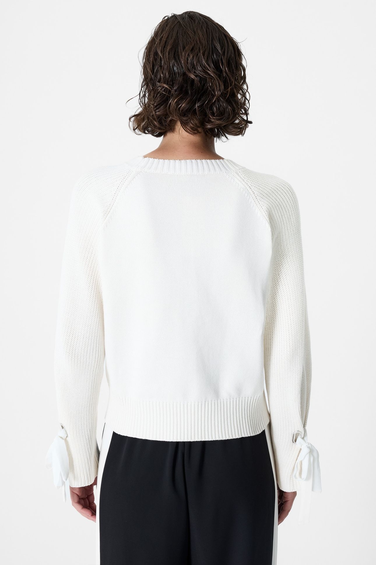 LILY MOZART SLV TRIM JUMPER PORCELAIN CREAM 3