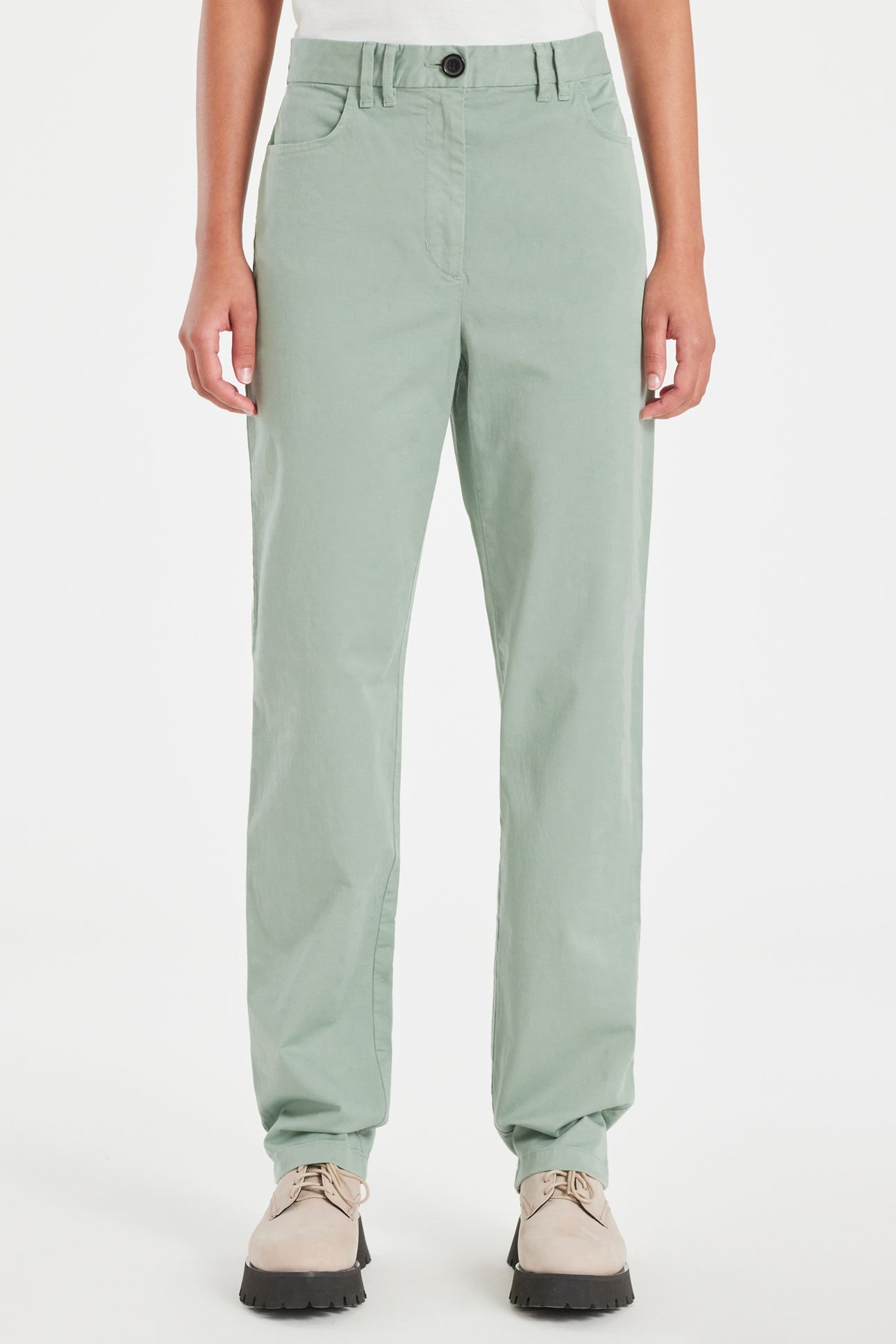 WOMENS TROUSERS MILITARY GREEN 1