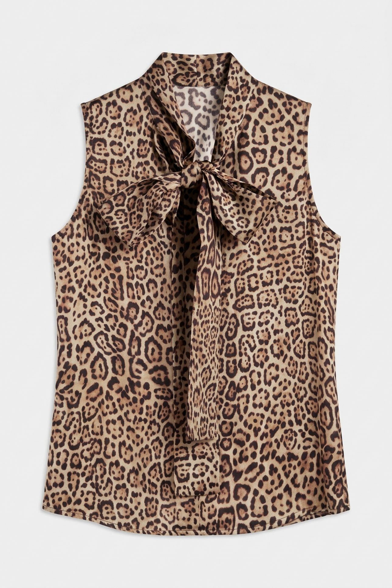 ALANIS BOW SL BLOUSE CHARMING LEOPARD ALL 3