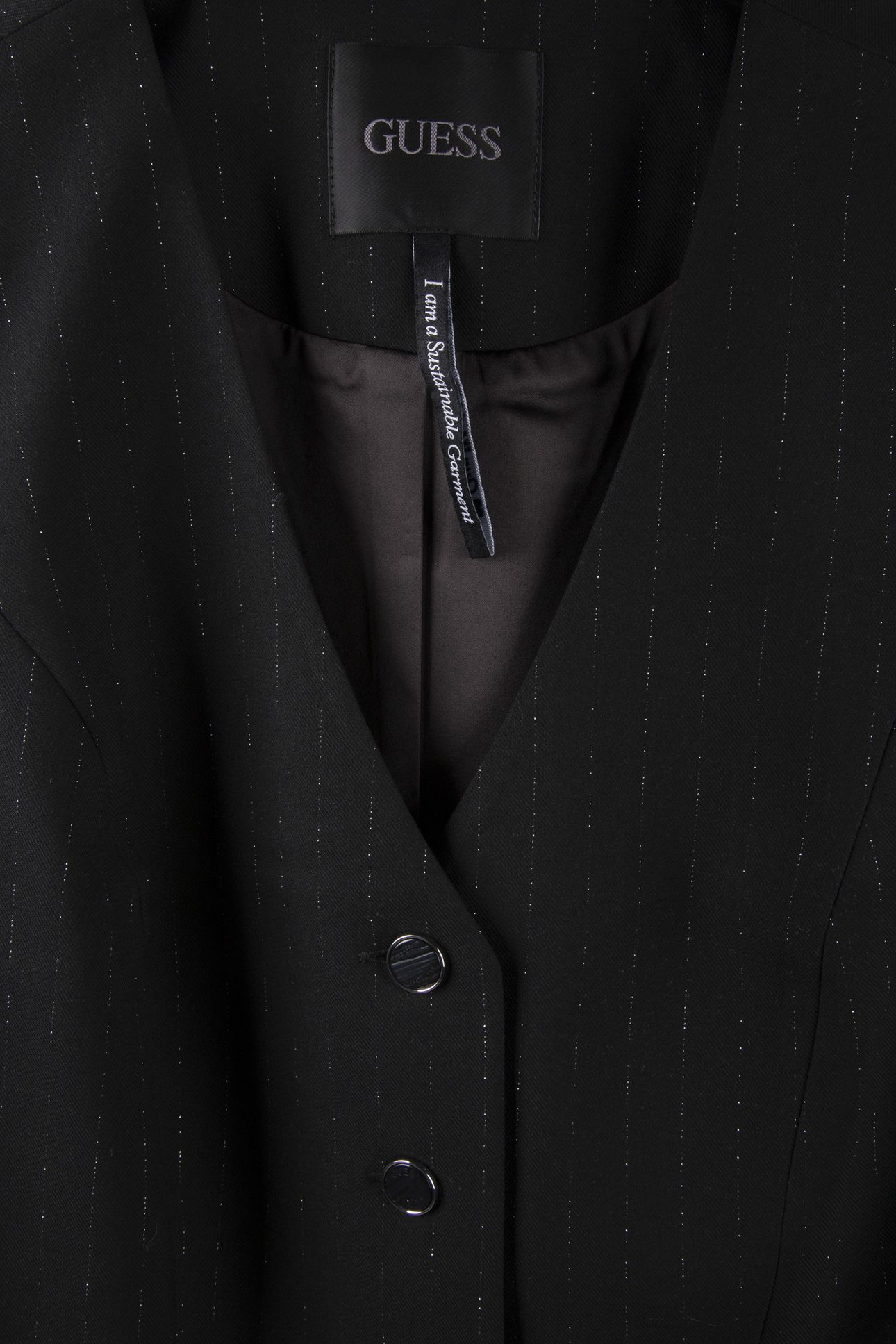 ZANITA PIN STRIPE VE BLACK AND SILVER PIN 4
