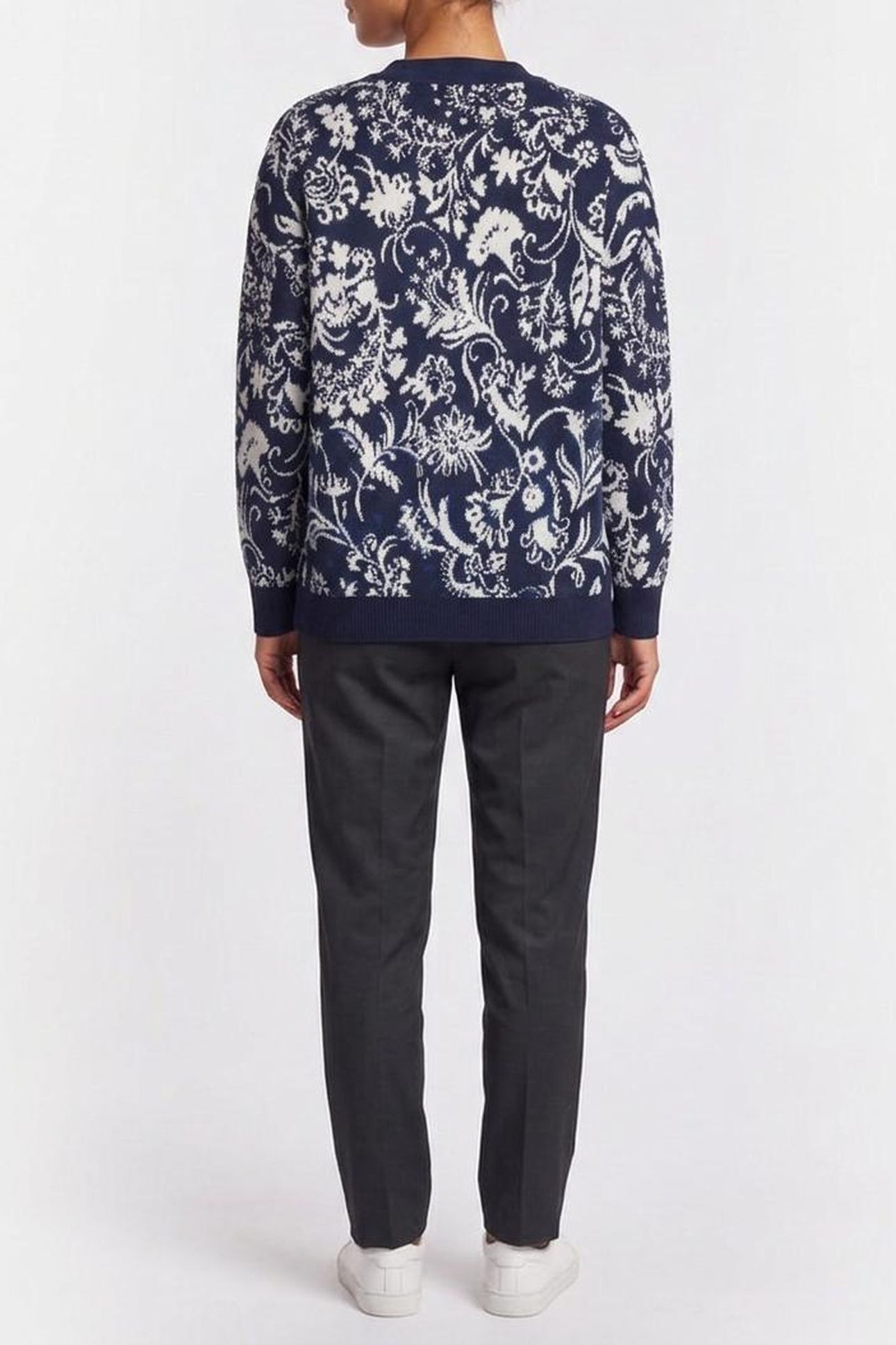 LS VN JACQUARD MELIN BLACKENED BLUE MULTI 2