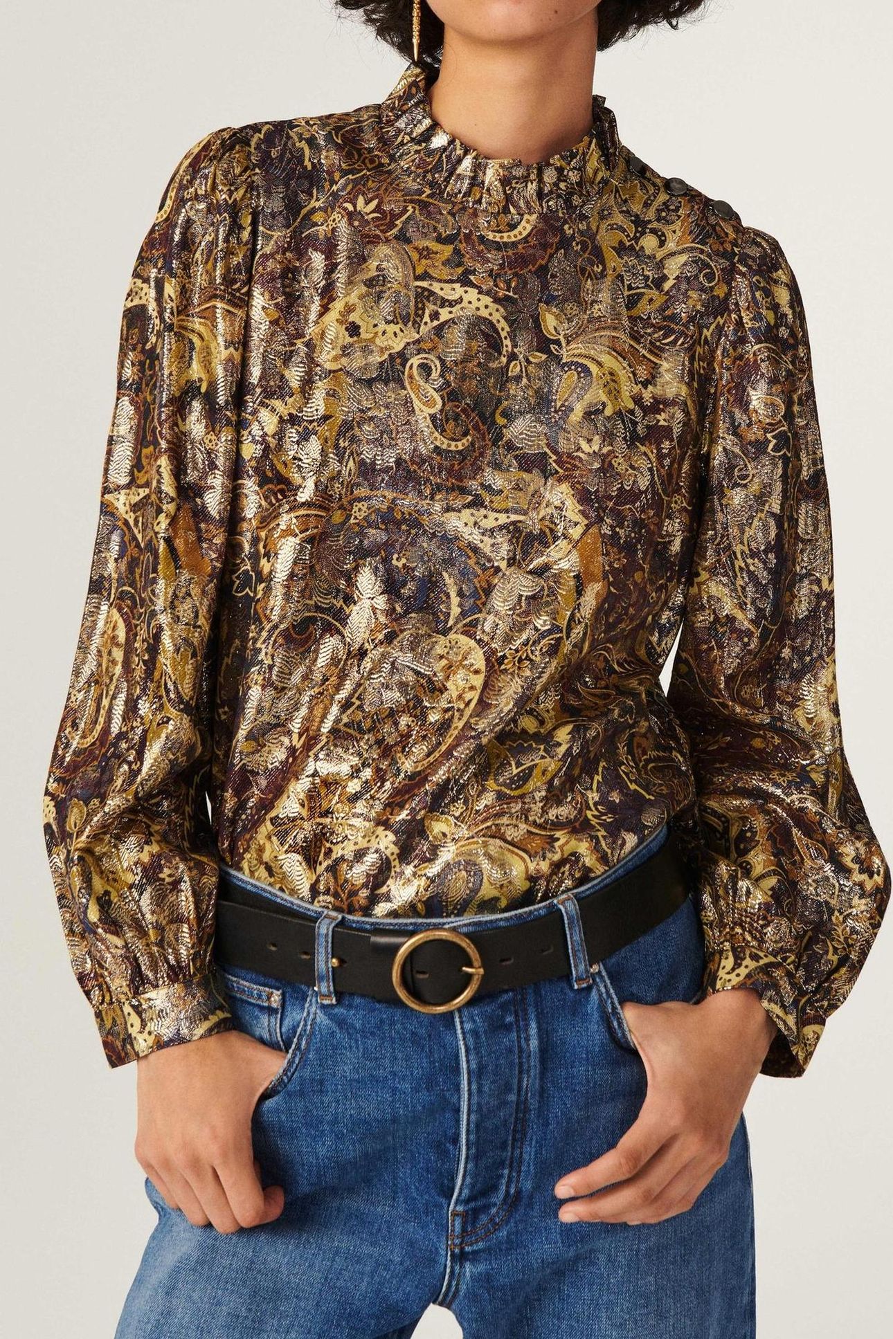 LONG SLEEVES TOP BORDEAUX 1