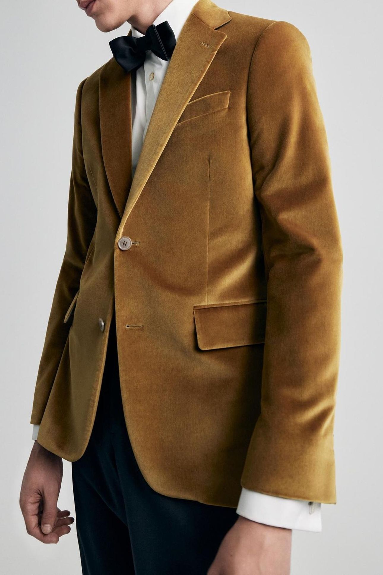 MENS 2 BUTTON JACKET LIGHT RUST 5