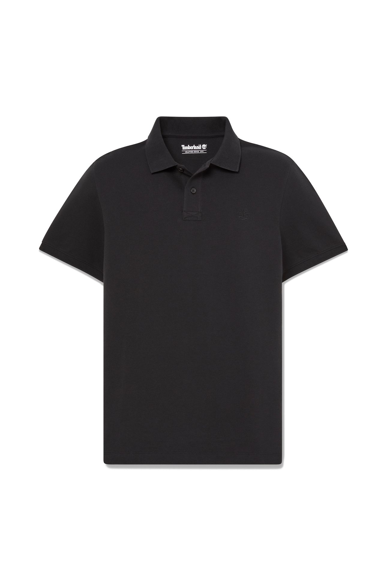 OYSTER RIVER CHEST LOGO SS POLO BLACK 3