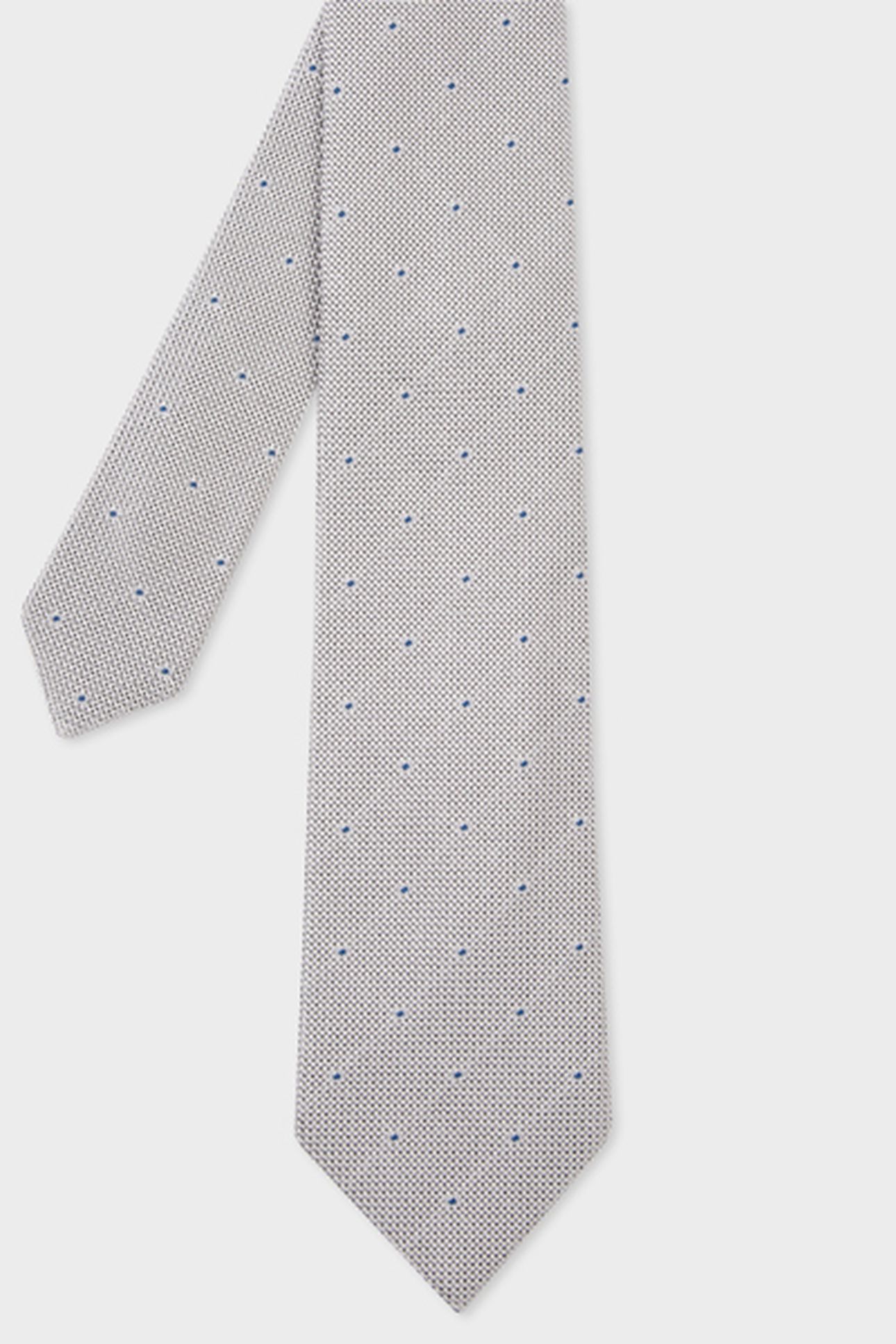 MEN TIE SMALL DOTS GREY 3
