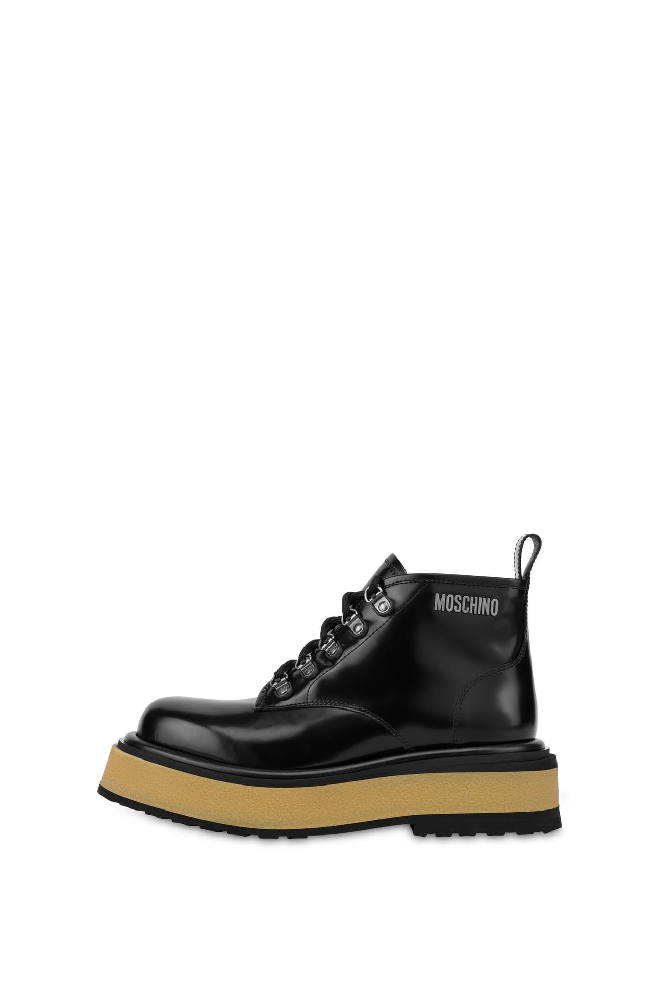 HIGH DERBY IN METAL LOGO CALFSKIN BLACK 1