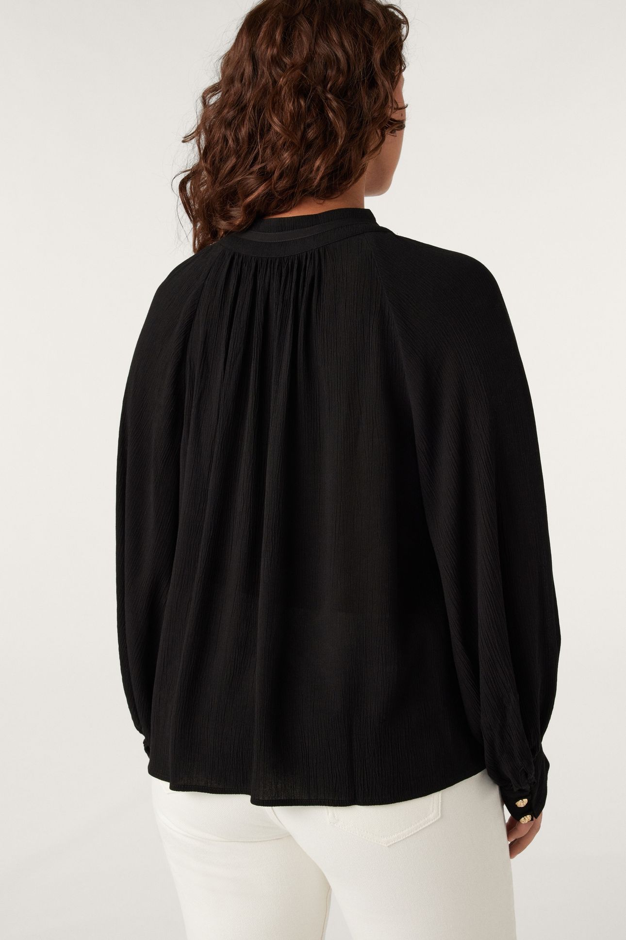 LONG SLEEVES BLOUSE BLACK 2