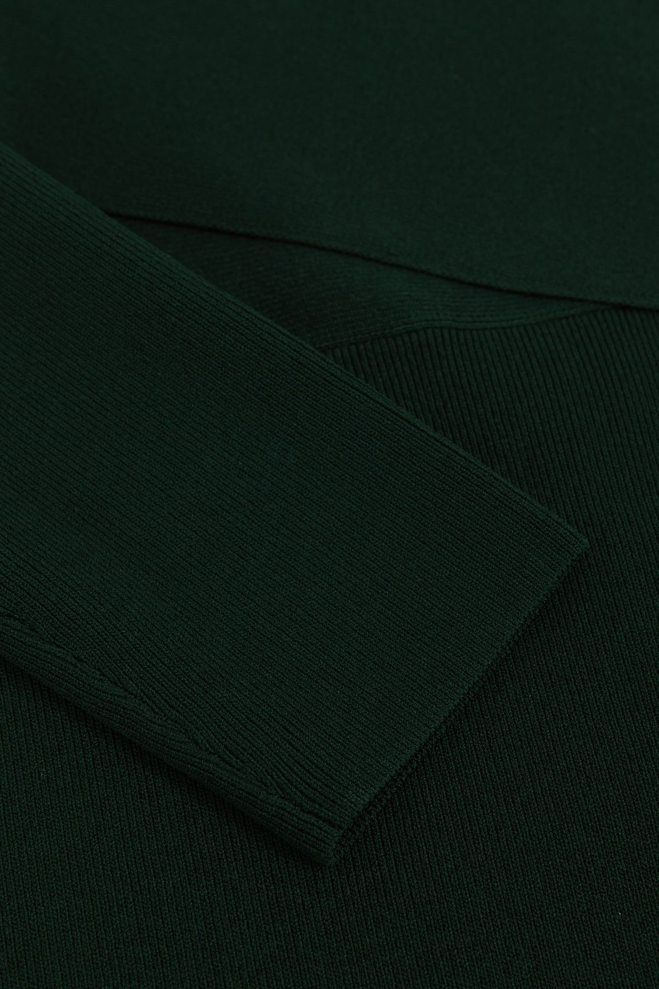KNITTED WRAP DRESS GREEN 5