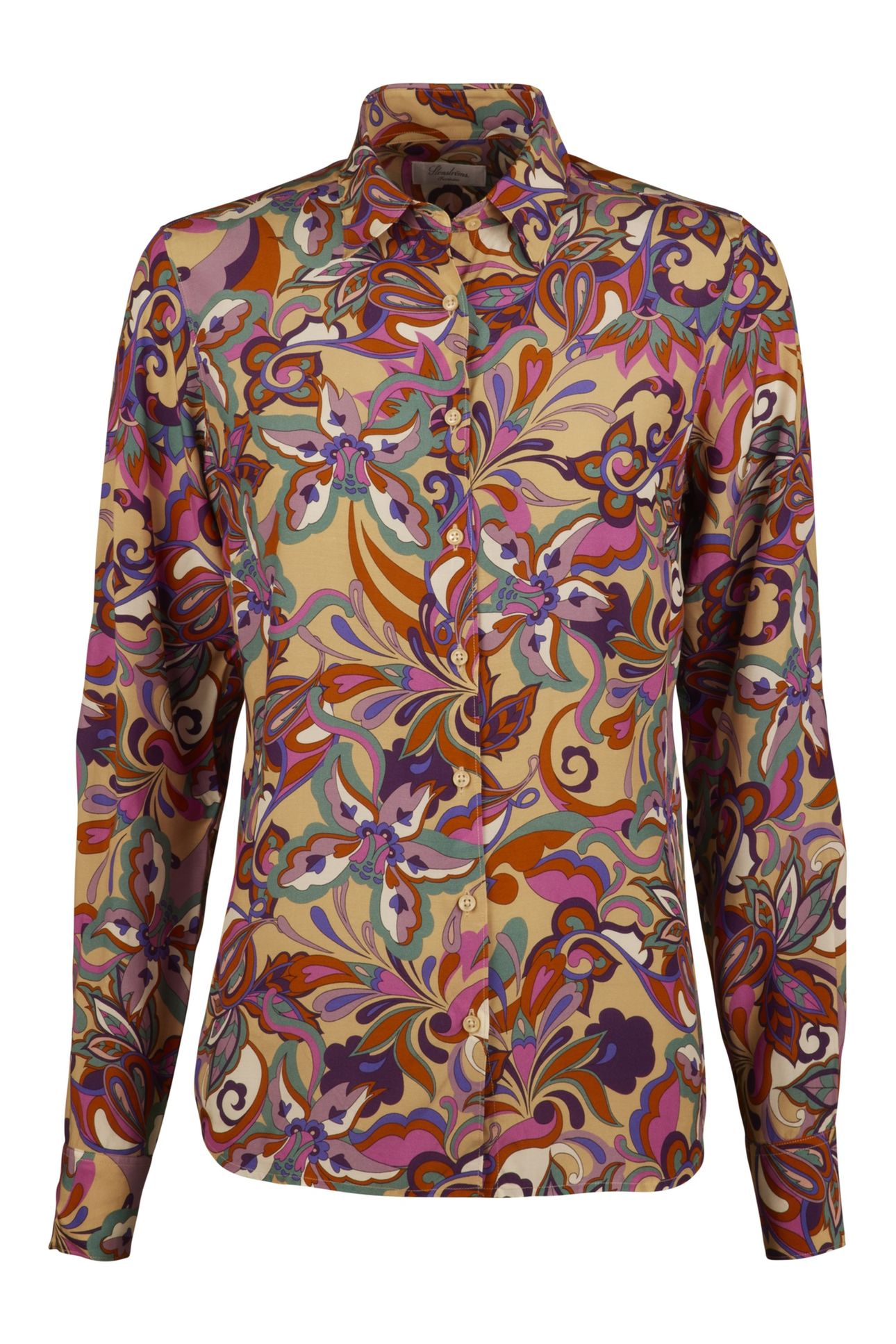 SOFIE SHIRT BEIGE PATTERN 1